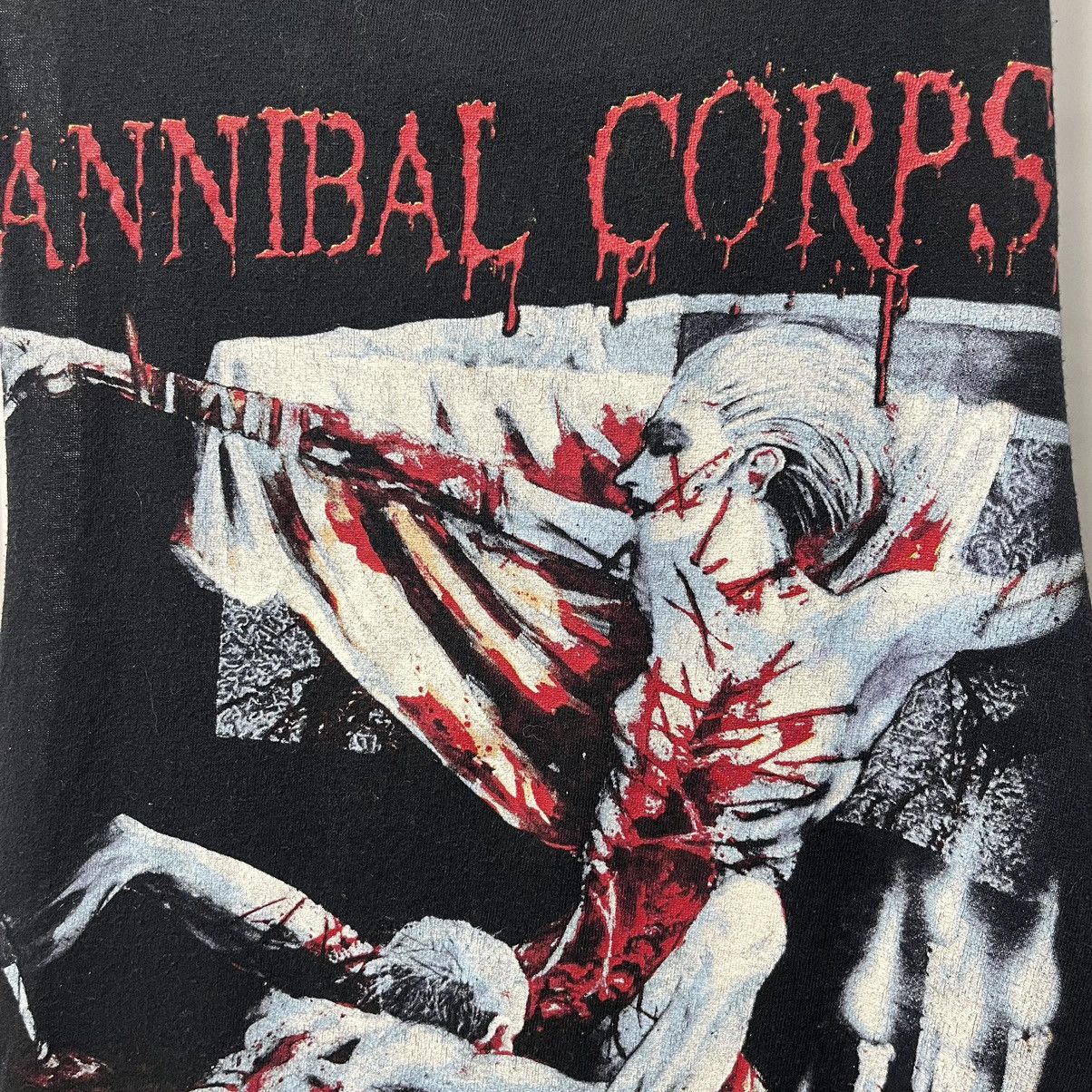 Band Tees × Vintage Vintage Y2K Cannibal Corpse 2002 Band Tee Metal Hardcore Size US S / EU 44-46 / 1 - 7 Thumbnail