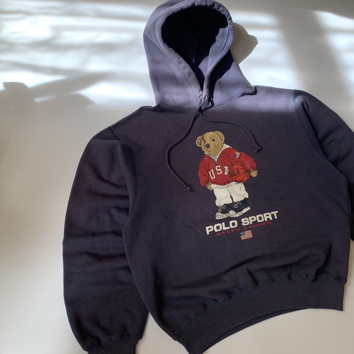 VINTAGE POLO BEAR USA BY POLO SPORT RALPH LAUREN HOODIE