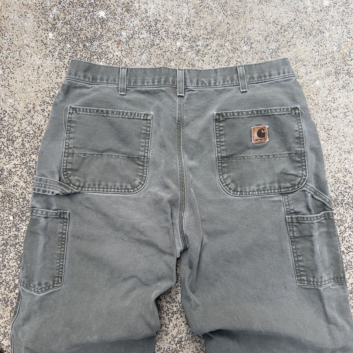 Carhartt × Vintage Vintage Faded Distressed Carhartt Carpenter Pants | 36x30 Size US 36 / EU 52 - 6 Thumbnail