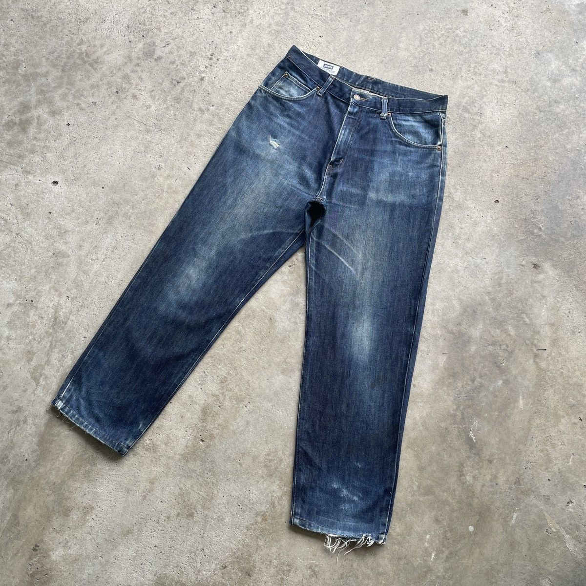 Japanese Brand W32 Vintage Edwin 403 Faded Jeans Denim Pants Size US 32 / EU 48 - 2 Thumbnail