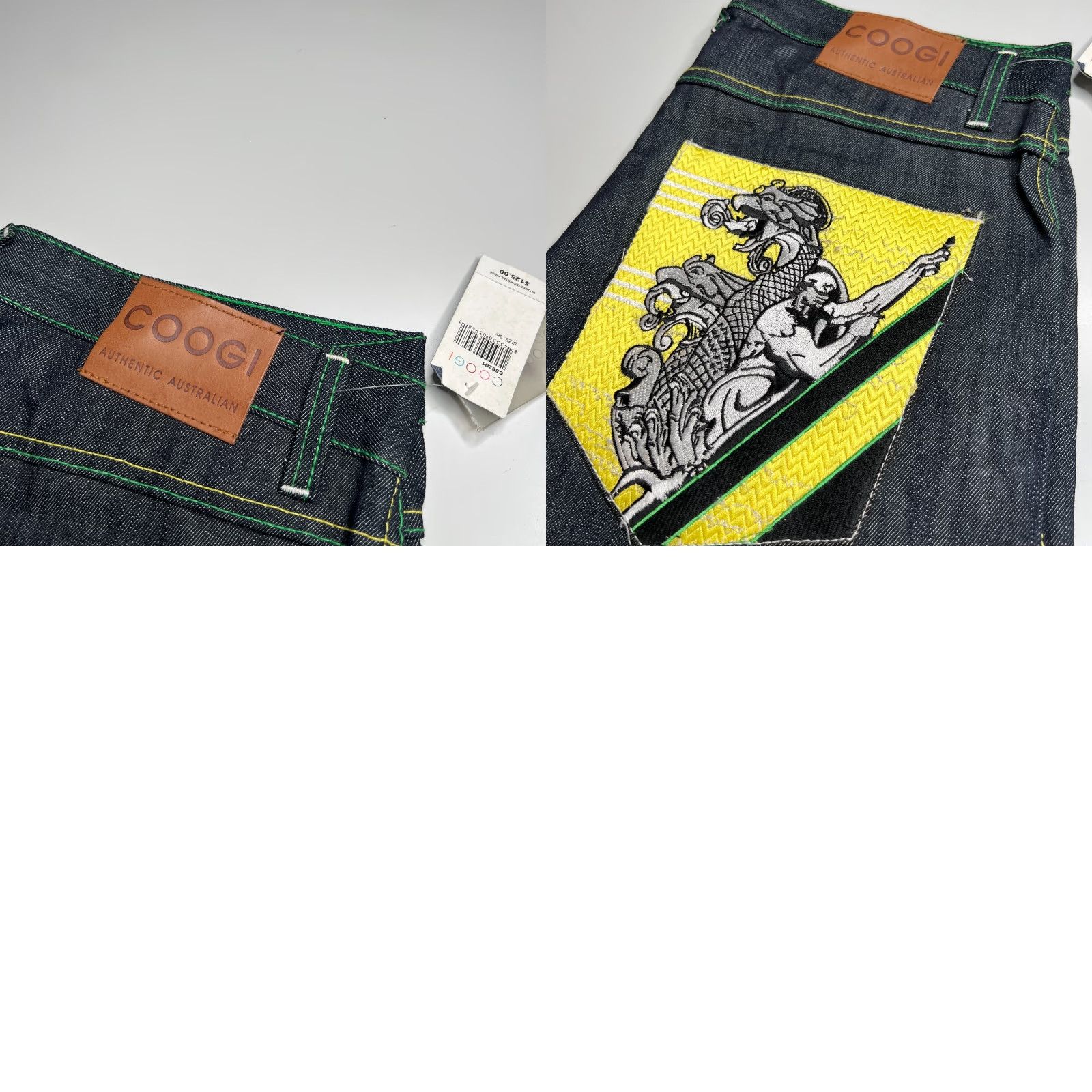 Coogi VINTAGE Coogi Jeans Men’s 36x34 Blue Denim Dragon Embroidered Pockets Authentic Australi Size US 36 / EU 52 - 9 Thumbnail