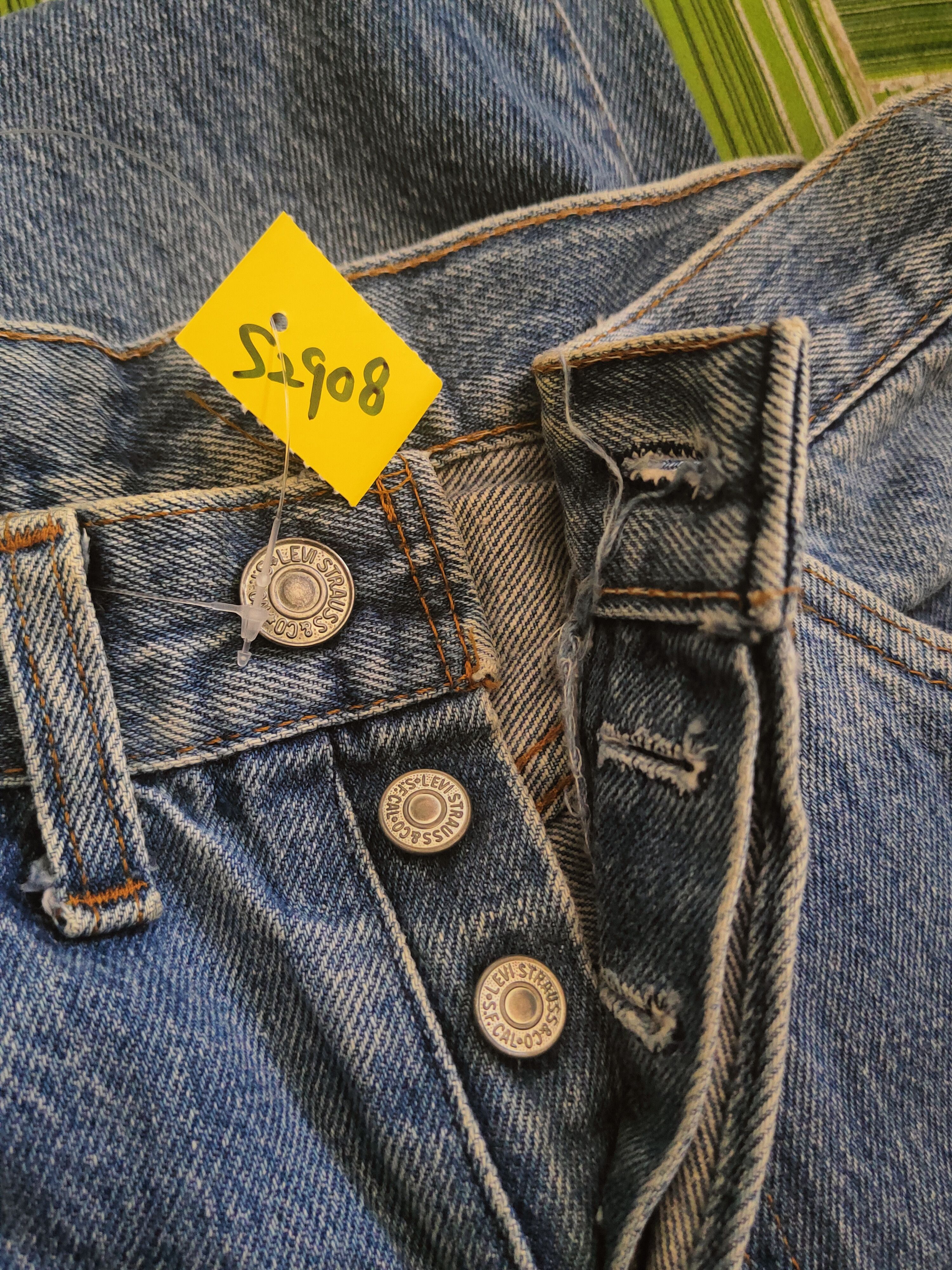 Levi's D 80' vintage levi's Blue Distressed Ripped Jeans #S2908 Size US 26 / EU 42 - 18 Thumbnail