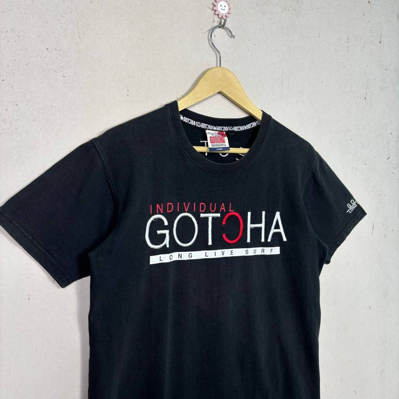 Gotcha Vintage 90s Gotcha Laguna Beach Surf T-Shirt Black Size US M / EU 48-50 / 2 - 4 Thumbnail