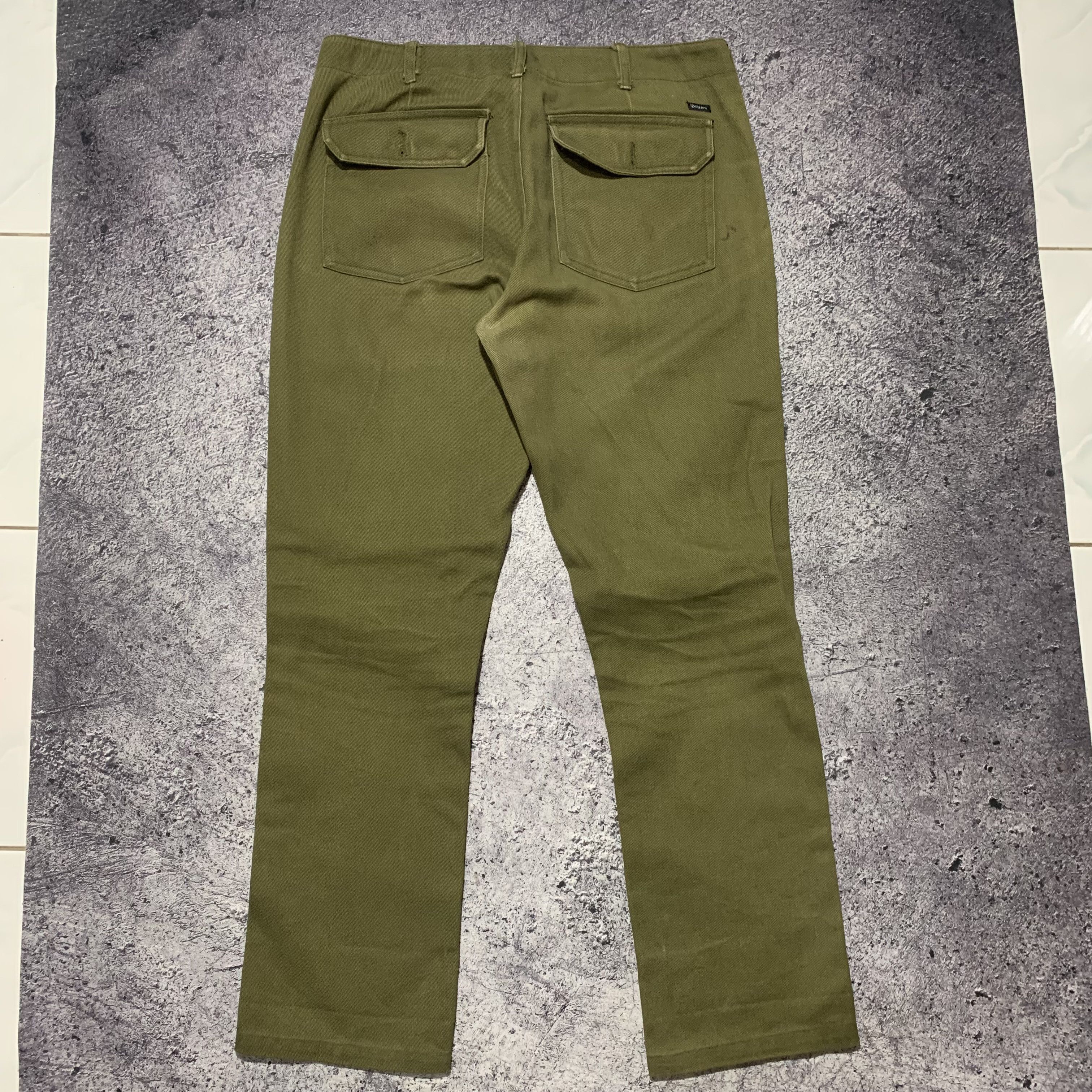 Japanese Brand 2000s Brixton Military Fatigue Work Pants Size US 33 - 2 Thumbnail