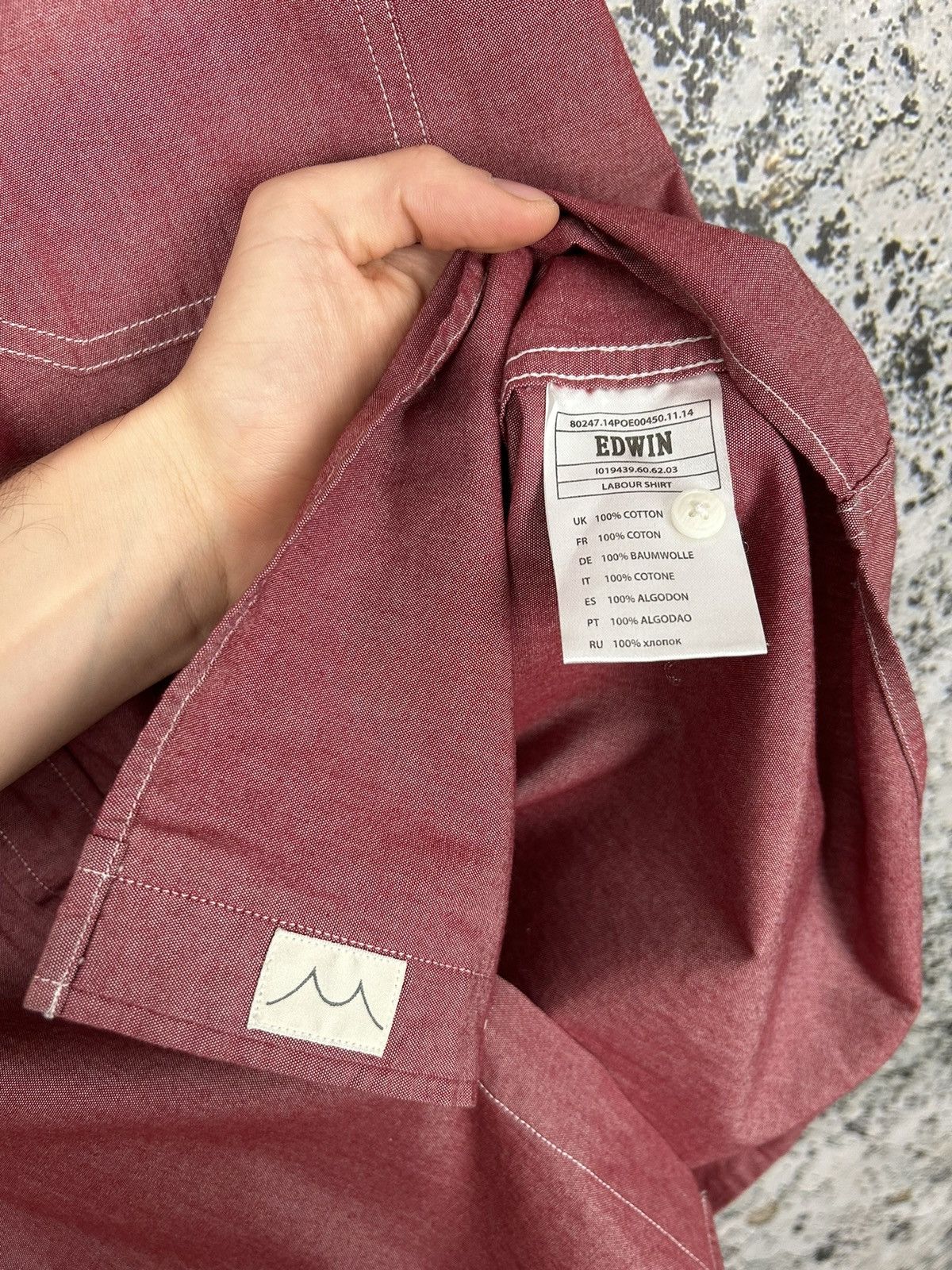 Edwin Vintage Edwin Japanese Brand Shirt Streetwear Hype Size US XL / EU 56 / 4 - 5 Thumbnail