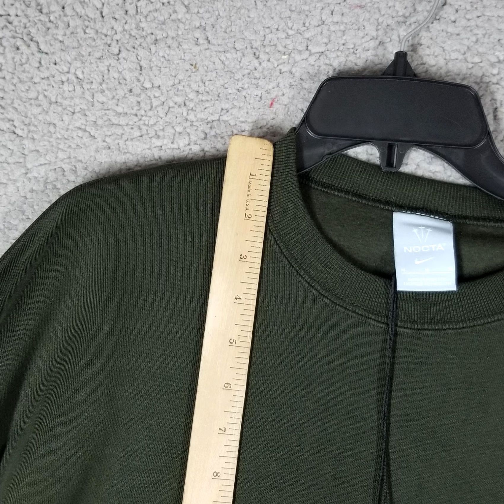 Nike NOCTA Sweatshirt Mens M Crewneck Pullover Green Nike Drake FQ3553-355 Size US M / EU 48-50 / 2 - 5 Thumbnail