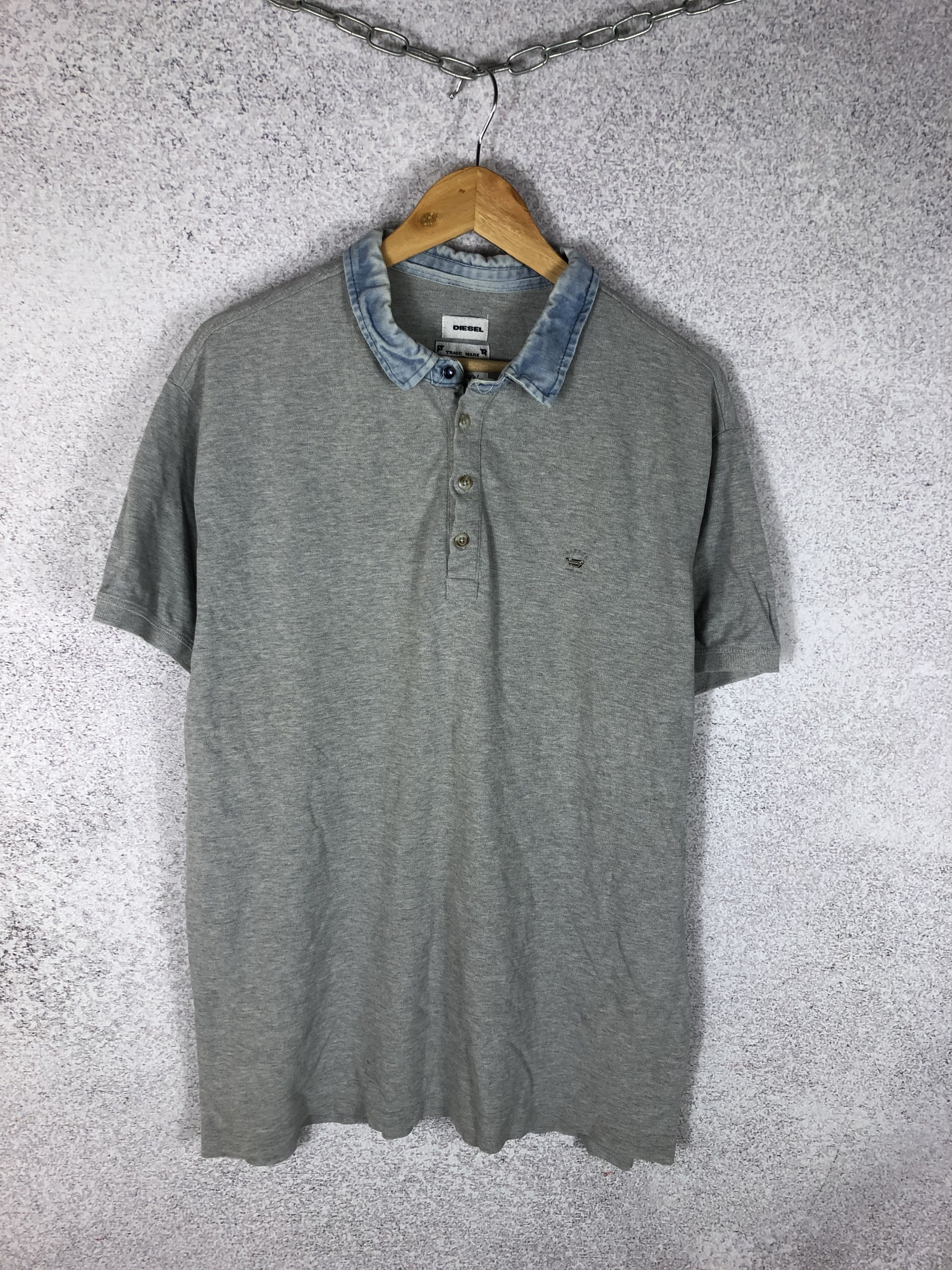 Diesel Vintage Diesel Logo Polo T-shirt Size US XXL / EU 58 / 5 - 1 Thumbnail