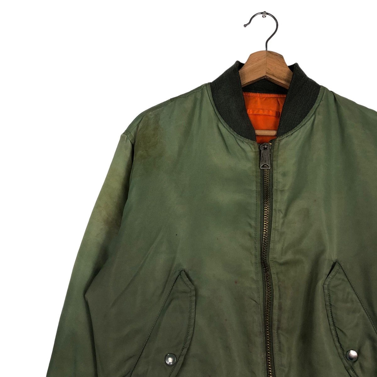 Vintage 🔥Riot Riot Vintage Reversible Bomber Ma-1 Jacket Wastop Size US M / EU 48-50 / 2 - 7 Thumbnail