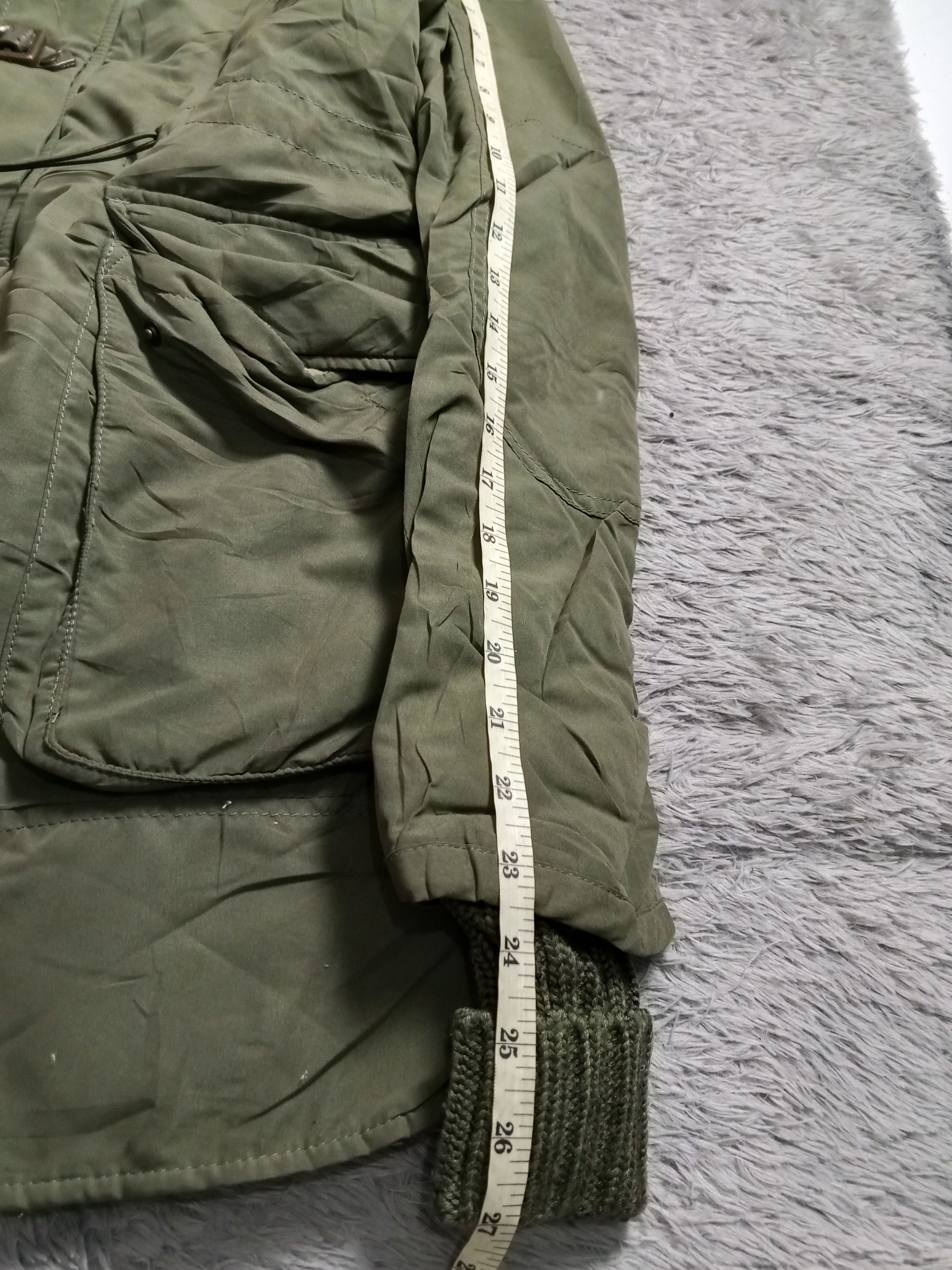 Japanese Brand Sly Military Japan Brand Parka Puffer Faux Fur Jacket Size US S / EU 44-46 / 1 - 11 Thumbnail