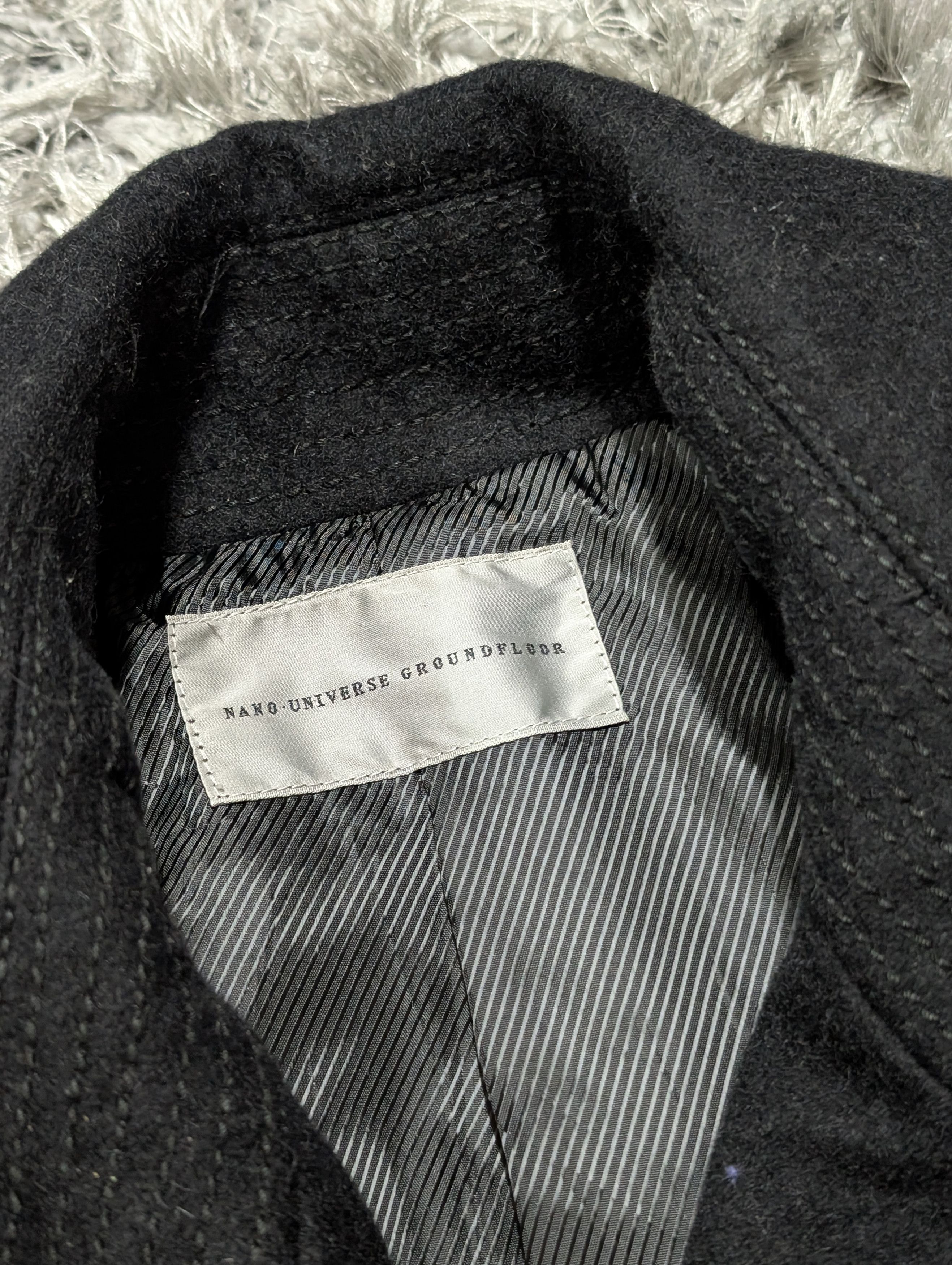 NANO universe Nano Universe Ground Floor Wool Double Breast Jacket Size US L / EU 52-54 / 3 - 8 Thumbnail