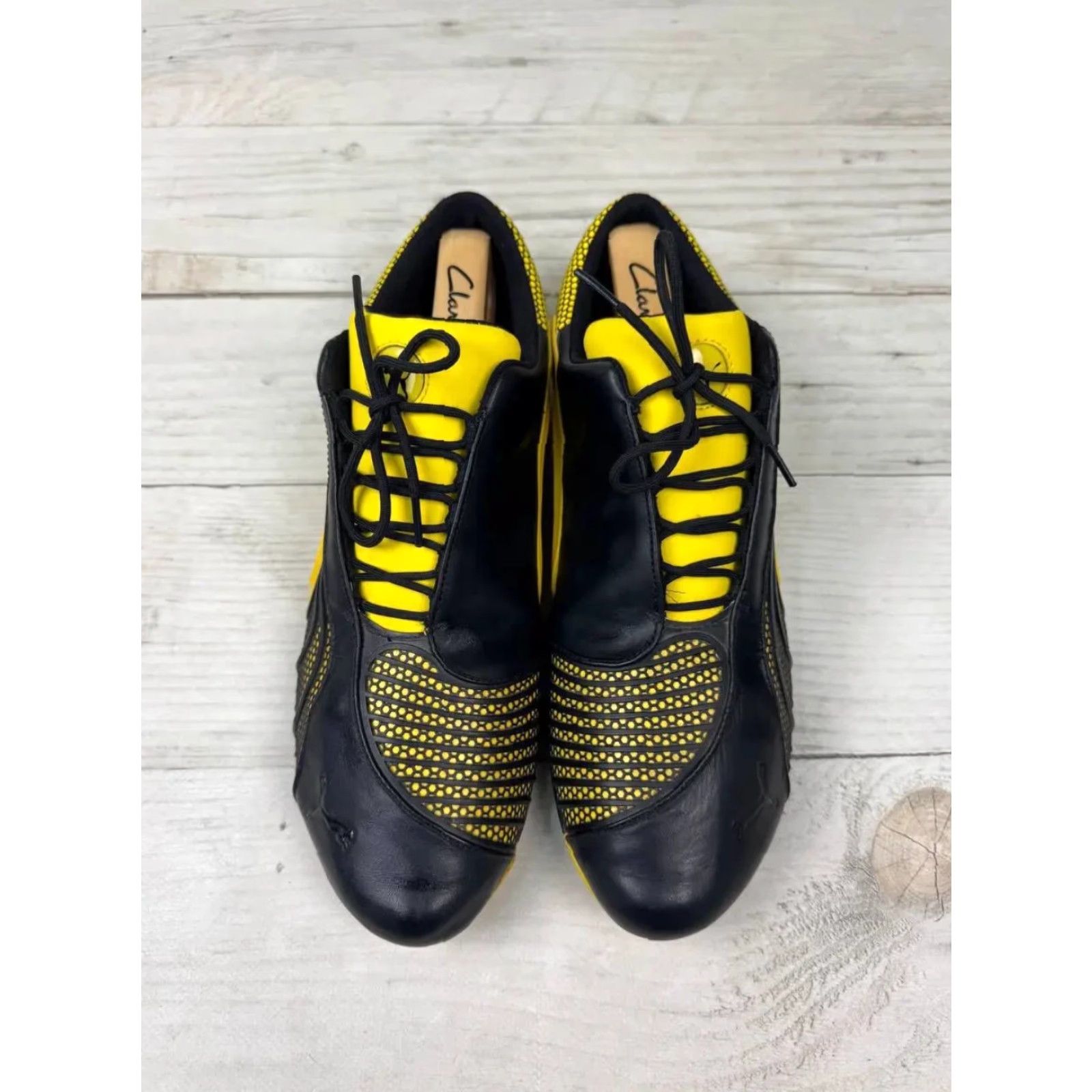 Puma VINTAGE PUMA Speedcat Ferrari Leather Low Top Sneakers Men US 13 Yellow Size US L / EU 52-54 / 3 - 4 Thumbnail