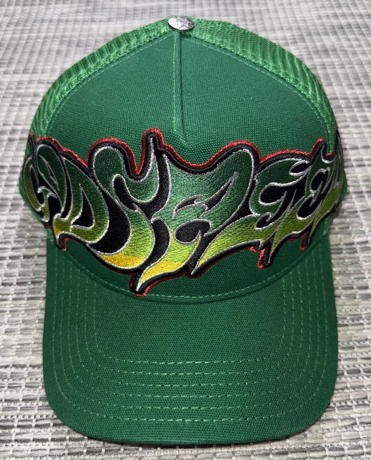 Godspeed Godspeed Green/Yellow/Red Forever Trucker Hat | Grailed