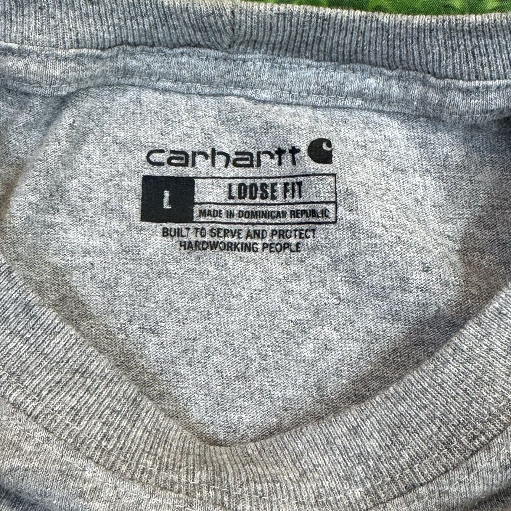 Carhartt Carhartt T-Shirt Men Long Sleeve Crew Neck Graphic Print Railroad Back Hit Multicolor L USA 90s Style Size US L / EU 52-54 / 3 - 7 Thumbnail