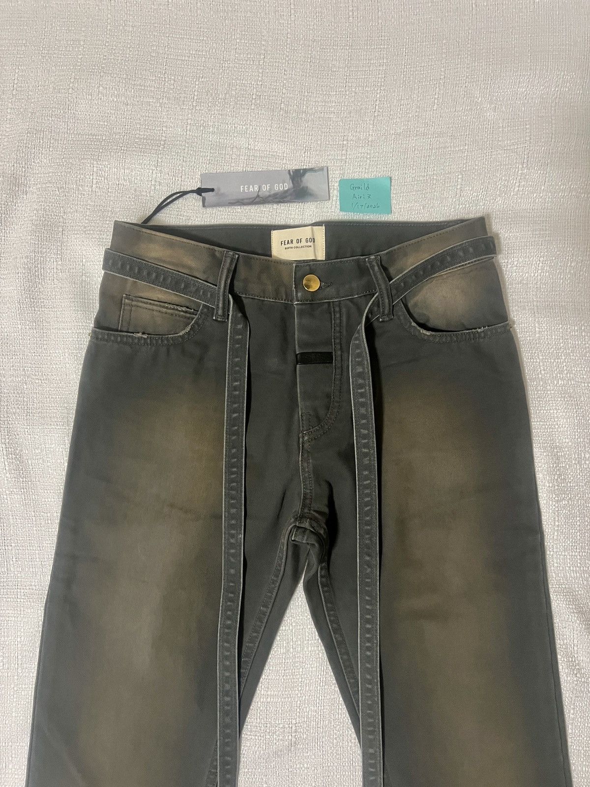 Fear of God Fear of God Six Collection Slim Fit Denim Jeans Size US 28 / EU 44 - 2 Thumbnail