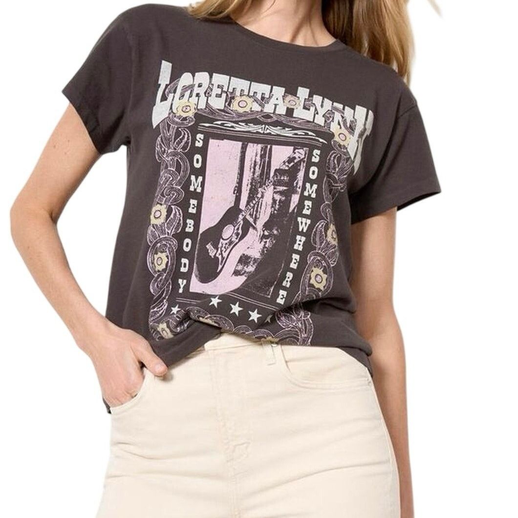 Daydreamer DAYDREAMER Loretta Lynn Somebody Somewhere Tee Various New Size XS / US 0-2 / IT 36-38 - 3 Thumbnail