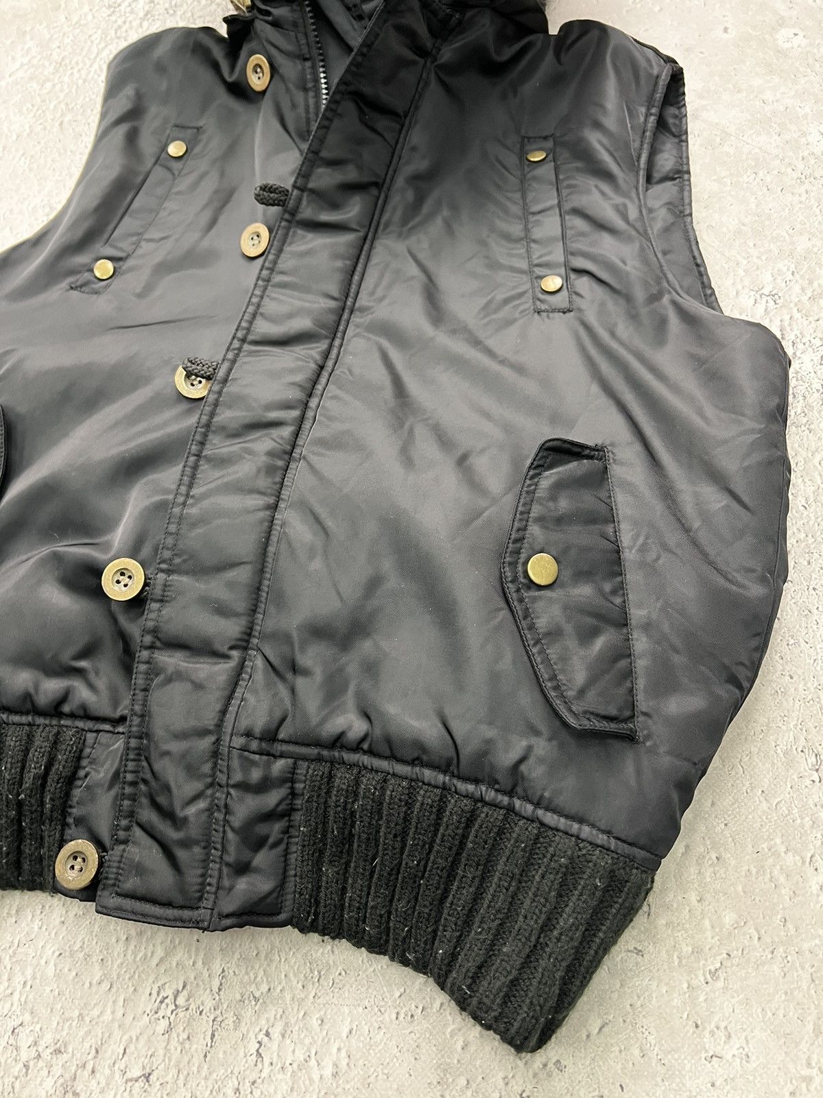 Hysteric Glamour × If Six Was Nine × Le Grande Bleu (L.G.B.) 2000s Japanese Punk Grunge Fur VEST Jacket opium style Size US M / EU 48-50 / 2 - 4 Thumbnail