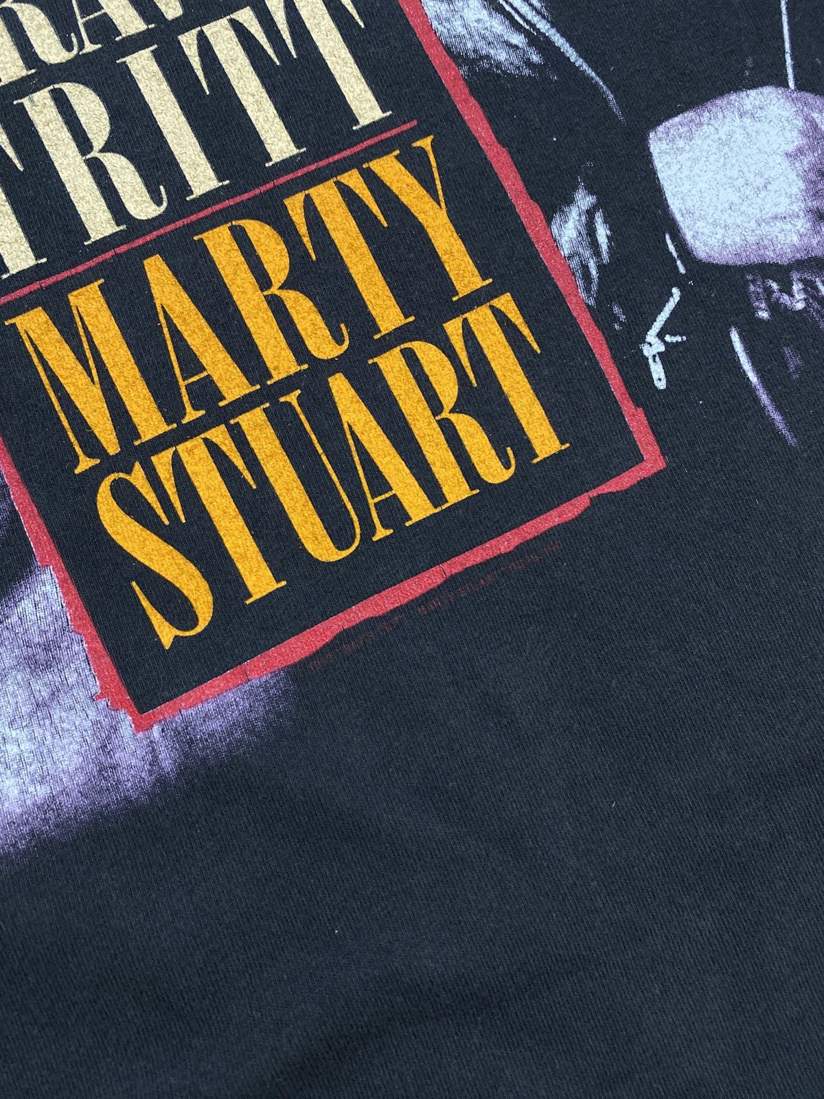 Vintage 90s Travis Tritt & Marty Stuart No Hats Tour cr 1992 Size US XL / EU 56 / 4 - 3 Thumbnail