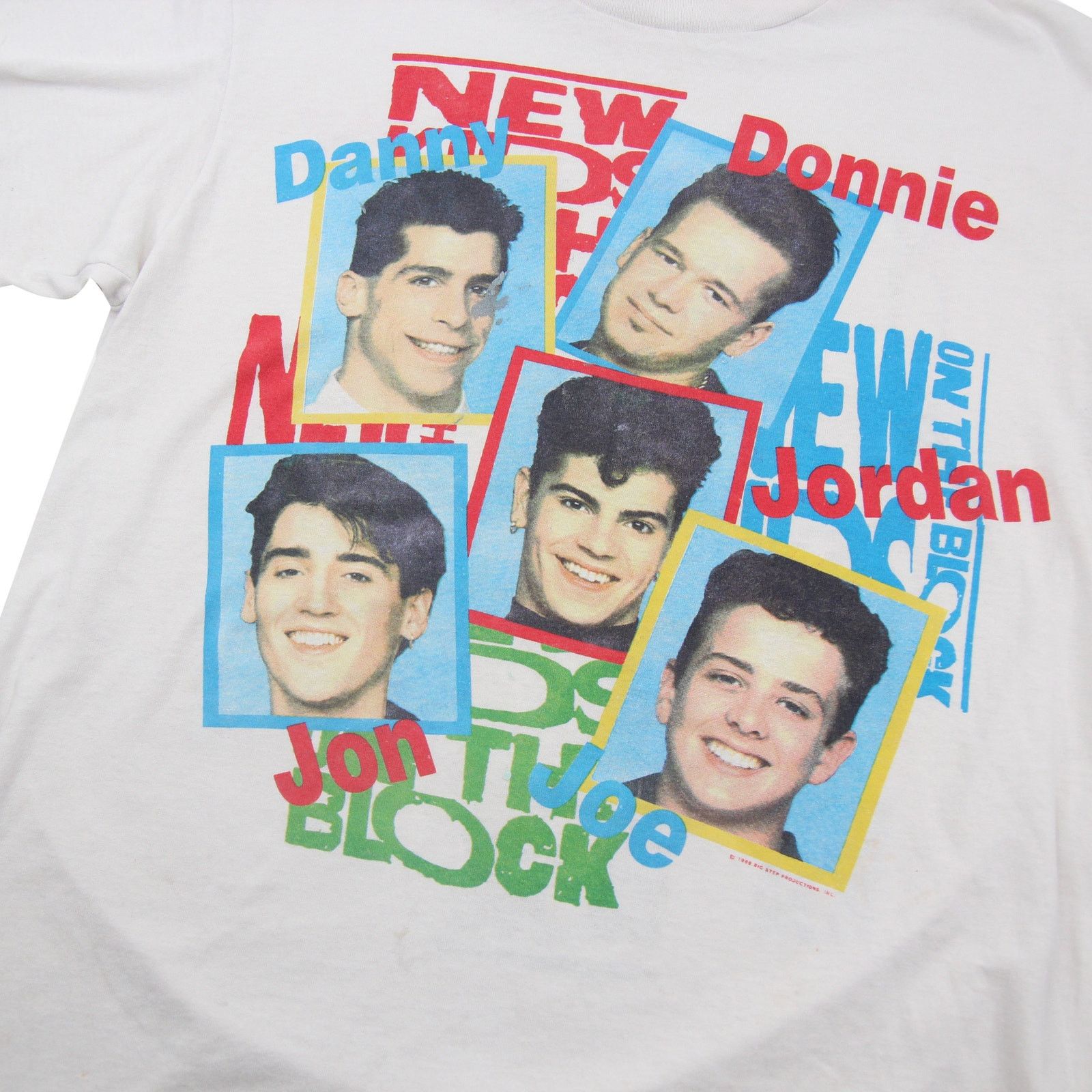 Band Tees × Vintage Vintage 1989 New Kids on the Block Graphic T Shirt - S Size US S / EU 44-46 / 1 - 2 Thumbnail
