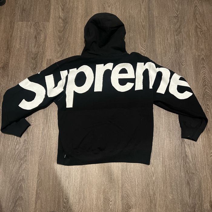 Supreme Supreme Big Logo Jacquard Hoodie | Grailed