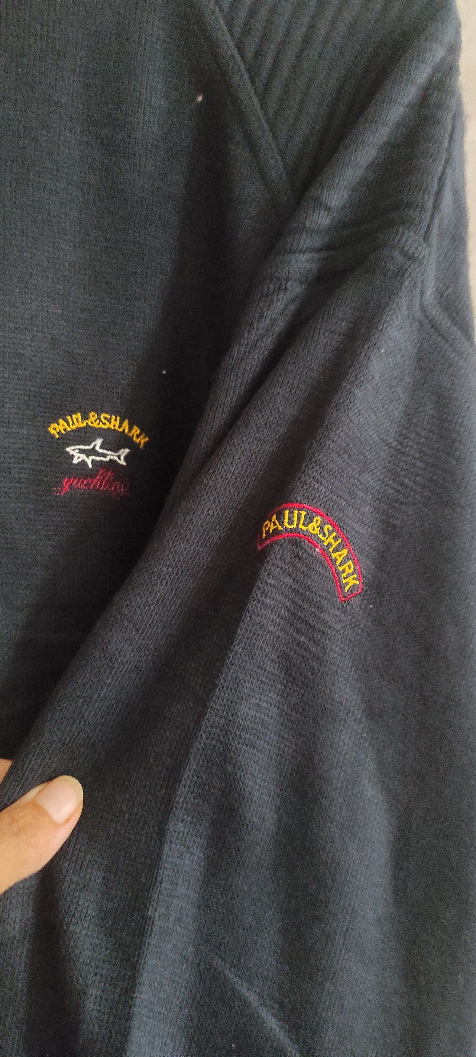 Paul & Shark VTG Paul & Shark Mens Navy Blue Cardigan Sweater Size L / XL Size US L / EU 52-54 / 3 - 9 Thumbnail