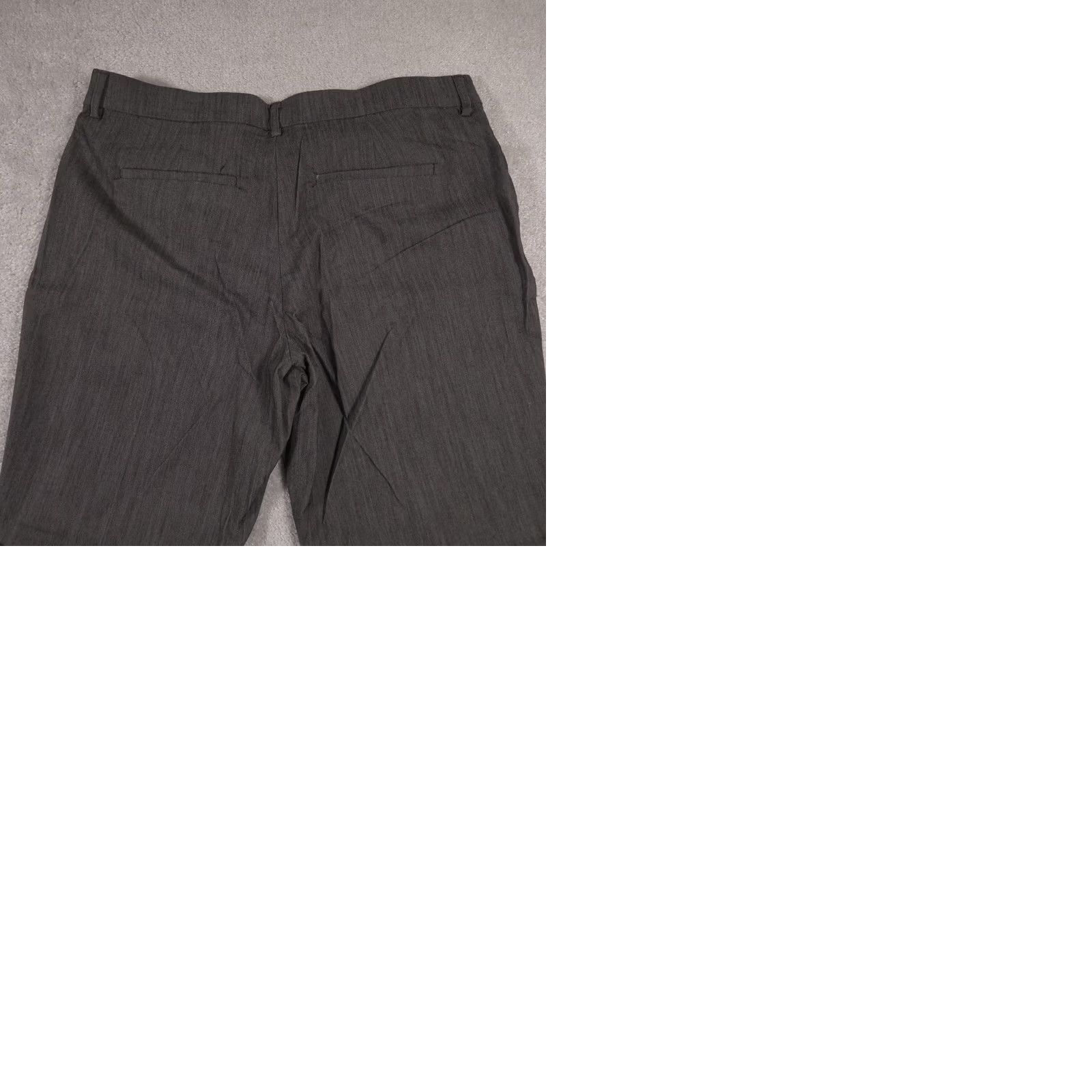 Lee Lee Pants Womens 18 Medium Gray Trouser Regular Fit Flex Motion Mid Rise Work Shirt? Size 40" / US 18 - 10 Thumbnail