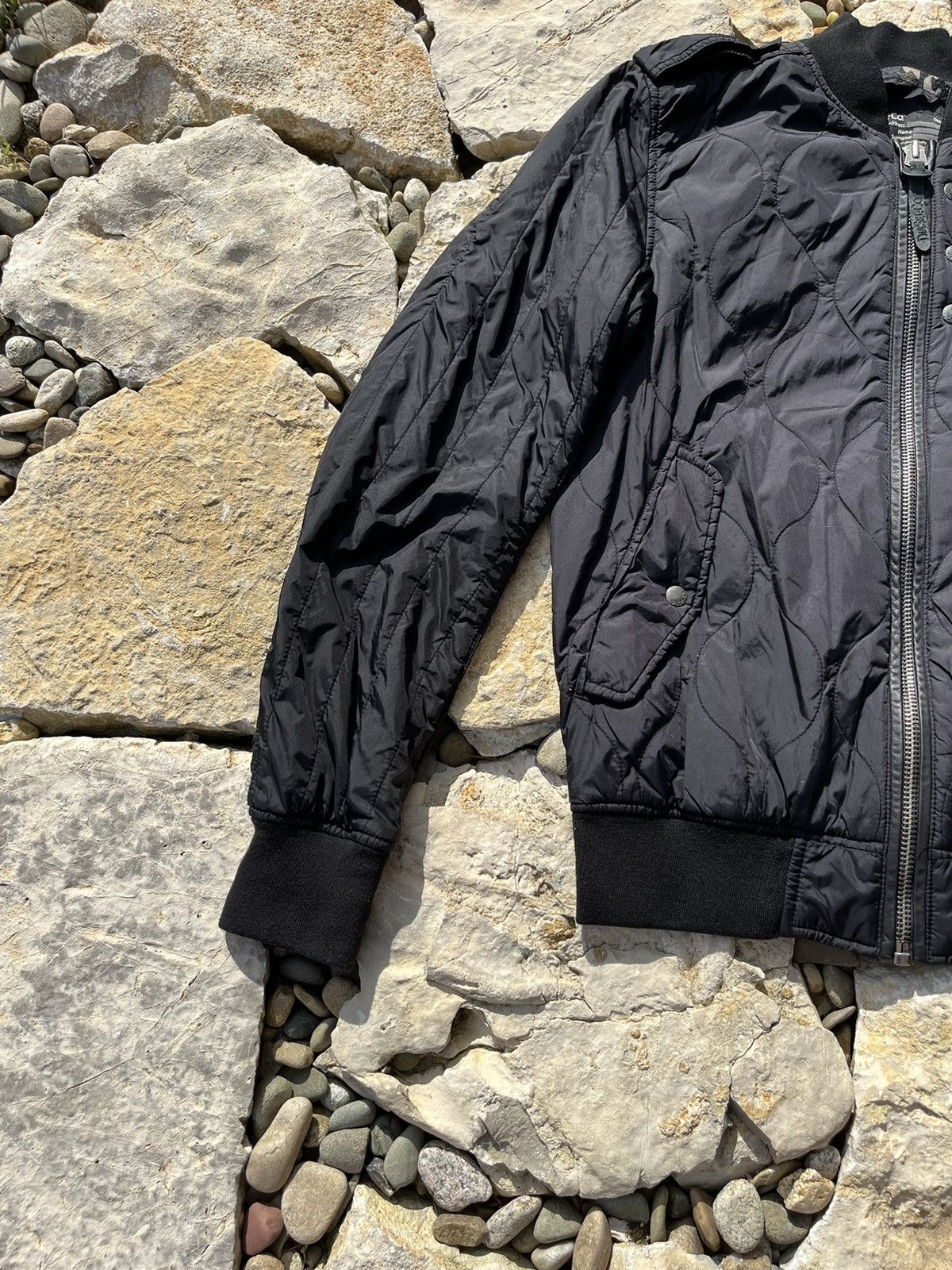 Diesel × Vintage Diesel vintage y2k bomber nylon jacket Avant Garde Size US M / EU 48-50 / 2 - 5 Thumbnail