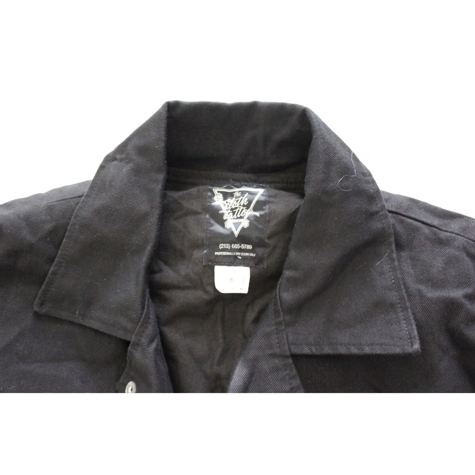 Denime VINTAGE The Cloth Tattoo Pacific Heights Back Panel Denim Jacket Coat Small S Promo Size US S / EU 44-46 / 1 - 4 Thumbnail