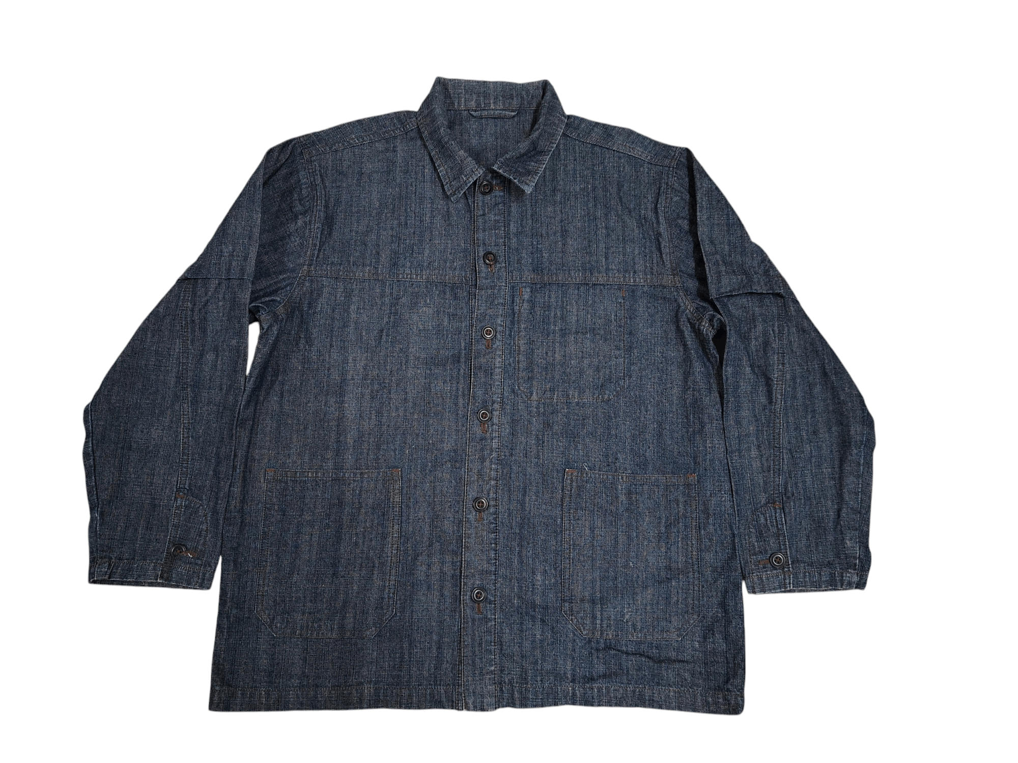 Yohji Yamamoto Sacsny Y’saccs by Yohji Yamamoto Chore Jacket Worker Denim Size US L / EU 52-54 / 3 - 1 Thumbnail