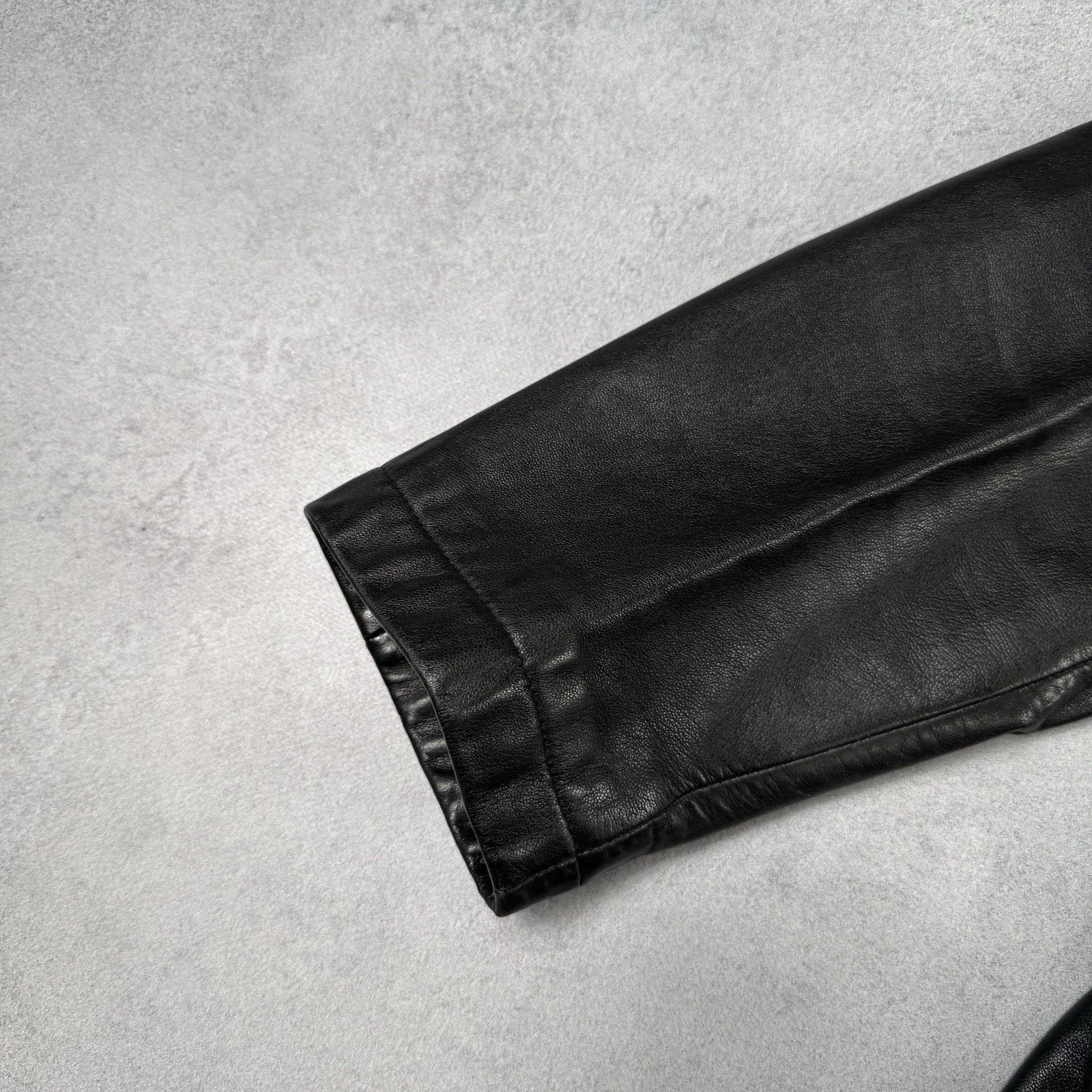 Hugo Boss Vintage Hugo Boss Leather Jacket Men Size 56 Black Size US XL / EU 56 / 4 - 12 Thumbnail