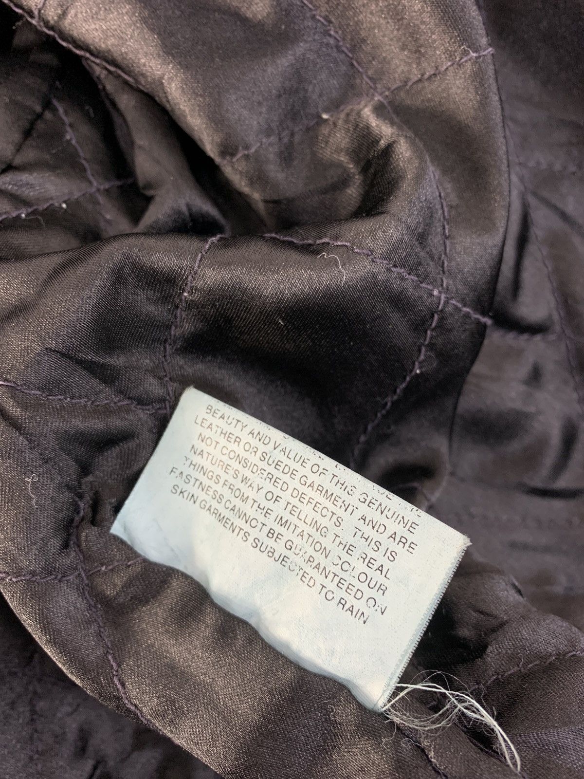 Vintage Vero Cuolo Ciro Citterio Menswear Leather Bomber Padded Size US L / EU 52-54 / 3 - 7 Thumbnail