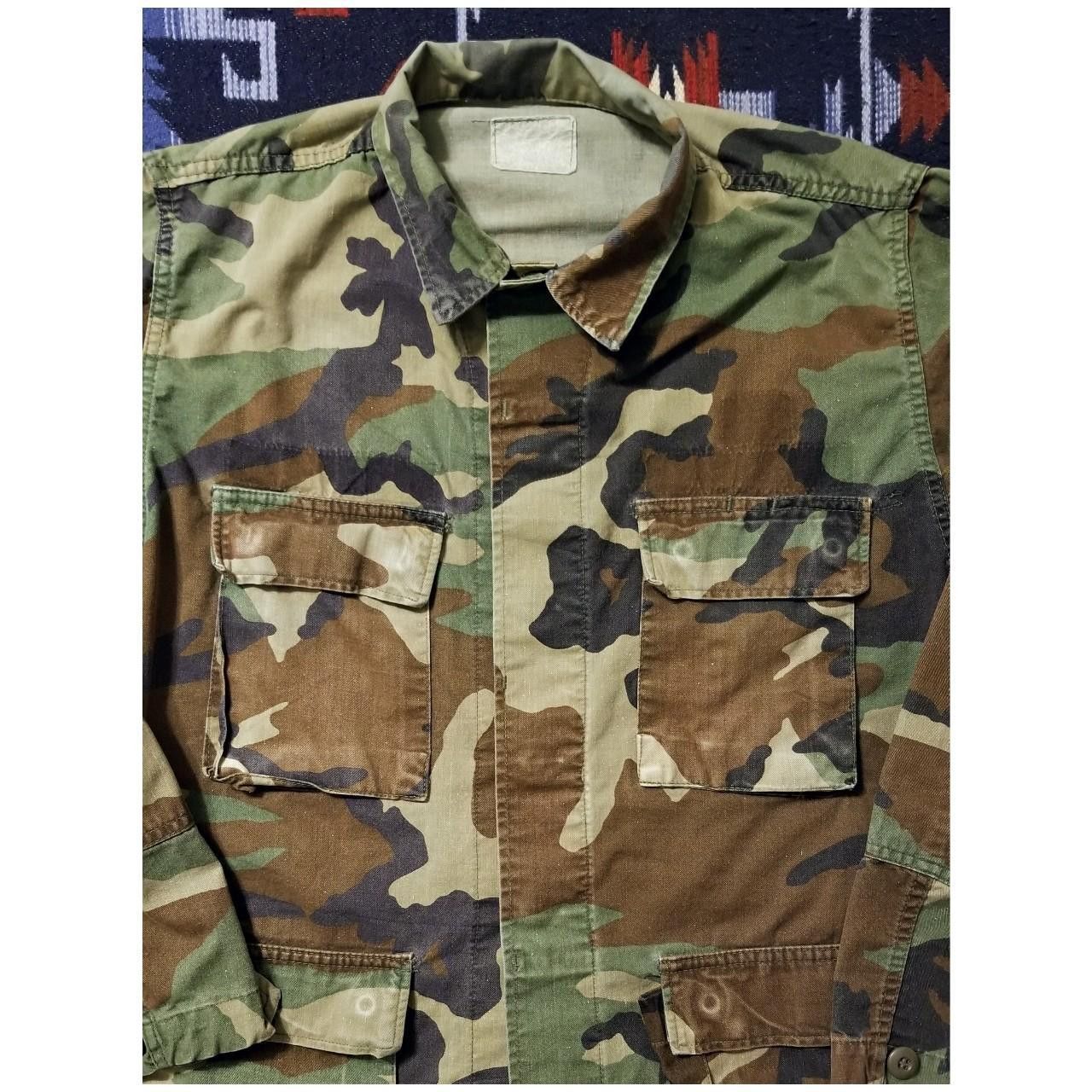 Vintage VTG 80's WOODLAND CAMO MILITARY JACKET-SIZE MEDIUM Size US M / EU 48-50 / 2 - 4 Thumbnail