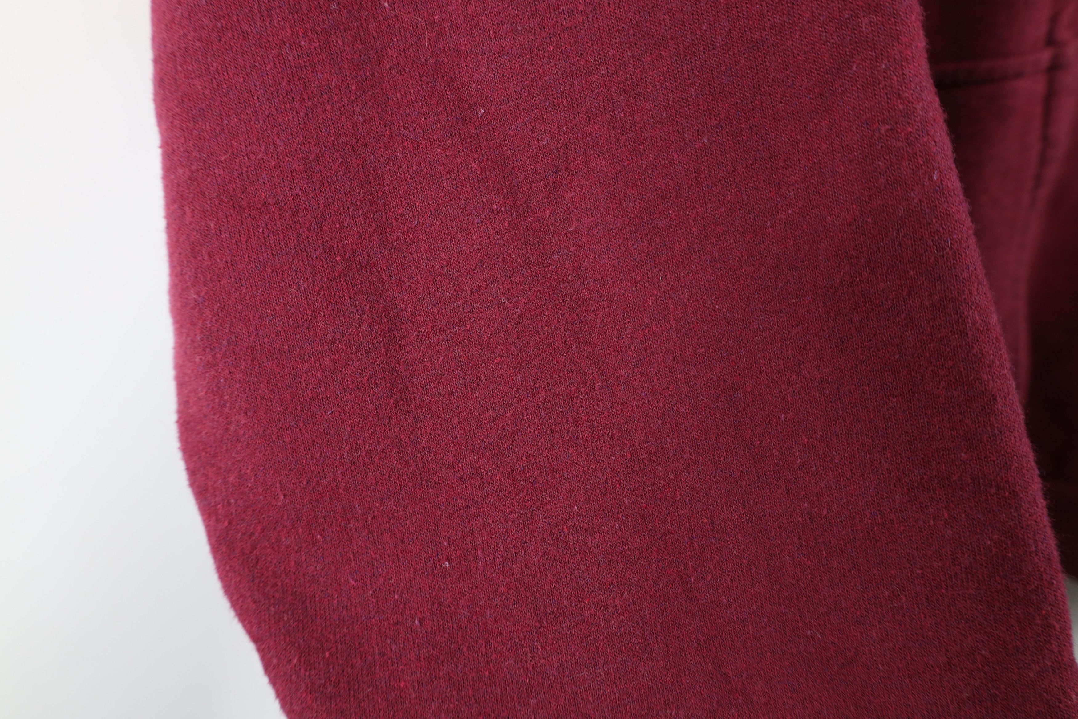 Vintage Vintage 70s Streetwear Full Zip Hoodie Sweatshirt Red USA Size US L / EU 52-54 / 3 - 7 Thumbnail