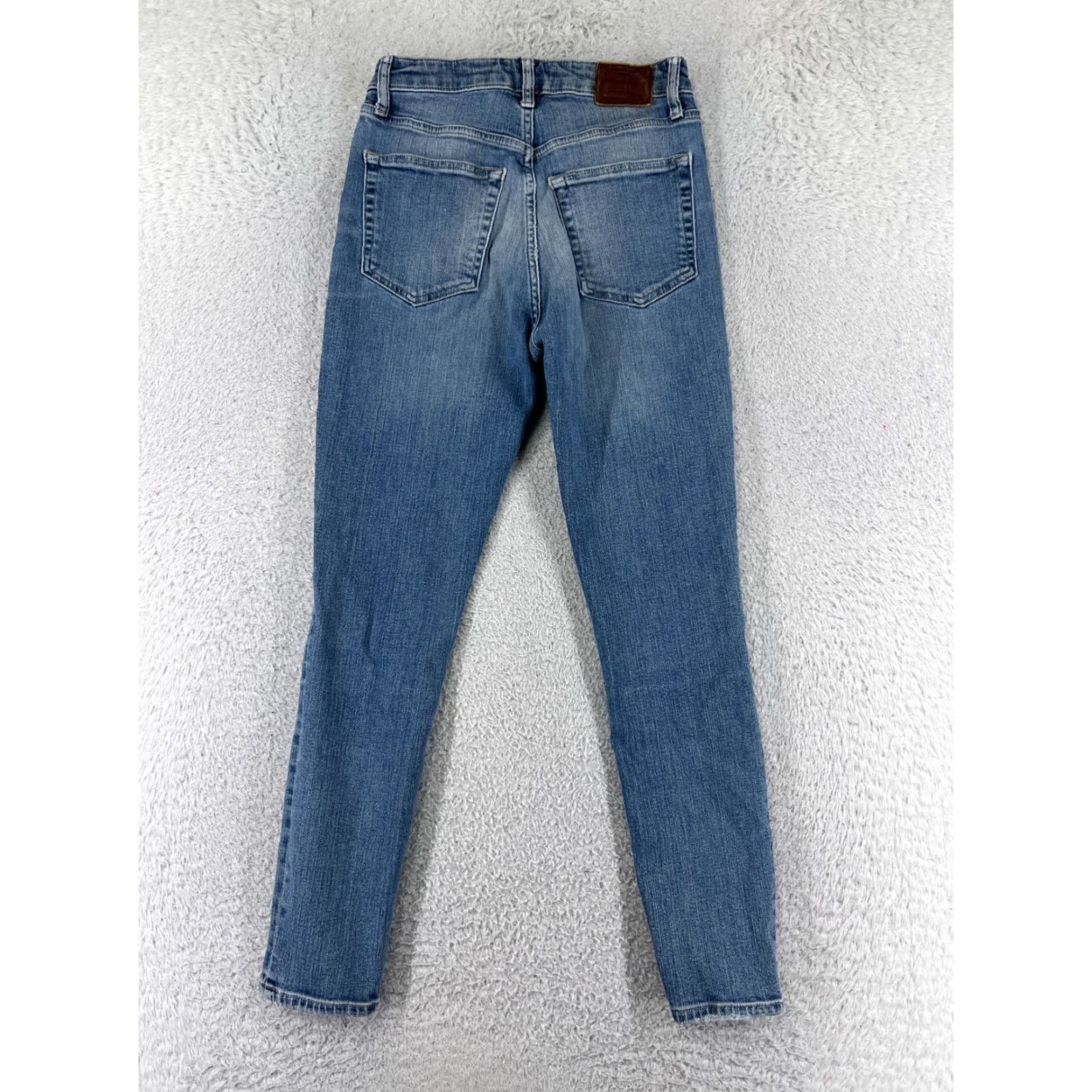 Lucky Brand Lucky Brand Jeans Womens 2 Blue Denim Skinny Candiani Fabric Milan Size 26" / US 2 / IT 38 - 2 Thumbnail