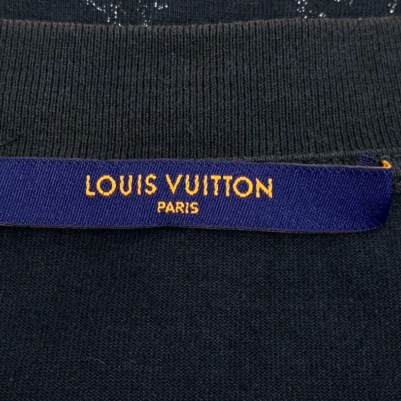 Louis Vuitton Louis Vuitton 22 black logo gradient printed cotton crew n Size US XXL / EU 58 / 5 - 5 Thumbnail