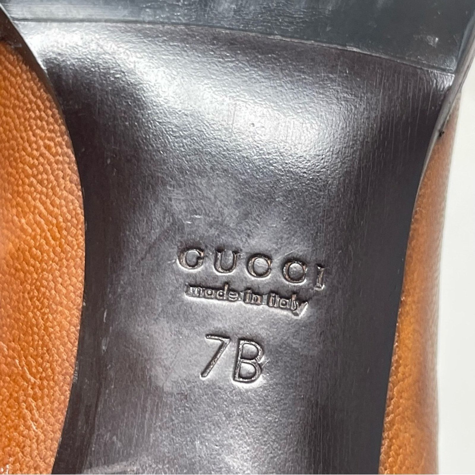 Gucci Gucci Brown Leather Horsebit Pumps Heels sz 7 Size US 7 / IT 37 - 8 Thumbnail