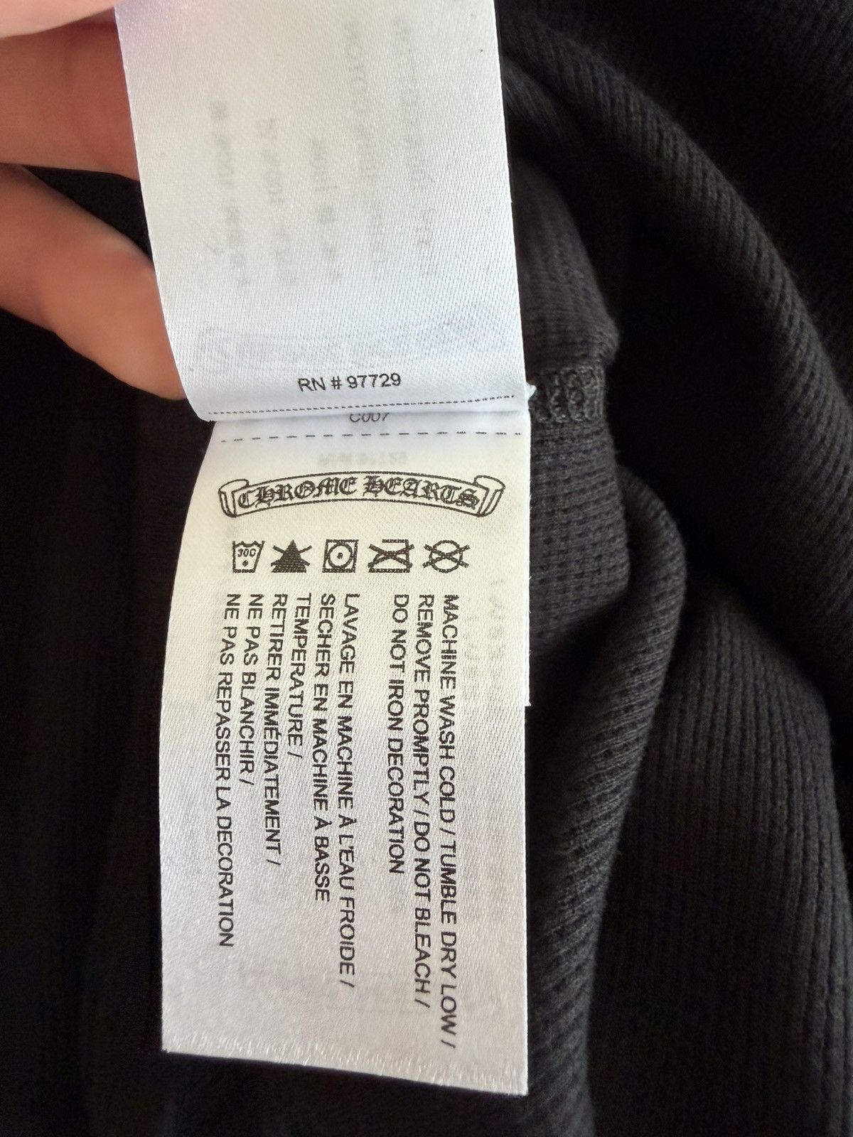 Chrome Hearts Chrome Hearts Long Sleeve Thermal Size US XL / EU 56 / 4 - 9 Thumbnail