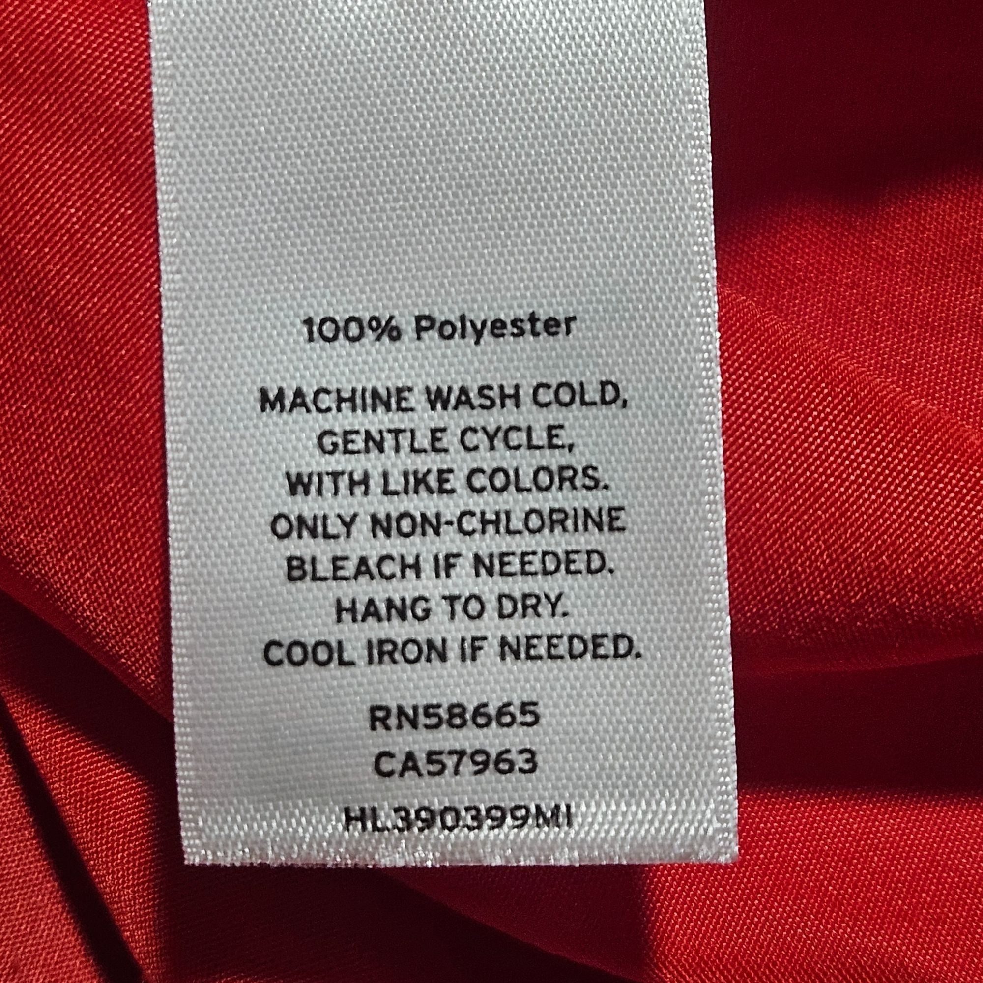 Other Chelsea28 Red Satin Blouse Large Romantic Holiday Glam State Size L / US 10 / IT 46 - 7 Thumbnail