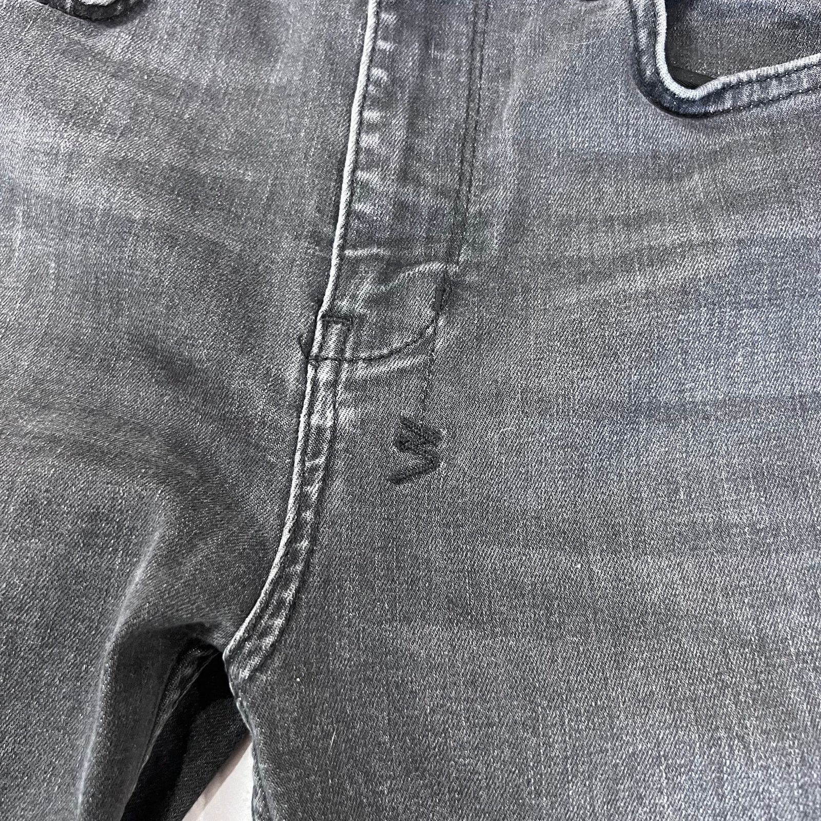 Ksubi Ksubi Skinny Jeans Black Distressed Raw Hem Size 28 Size 28" / US 6 / IT 42 - 12 Thumbnail