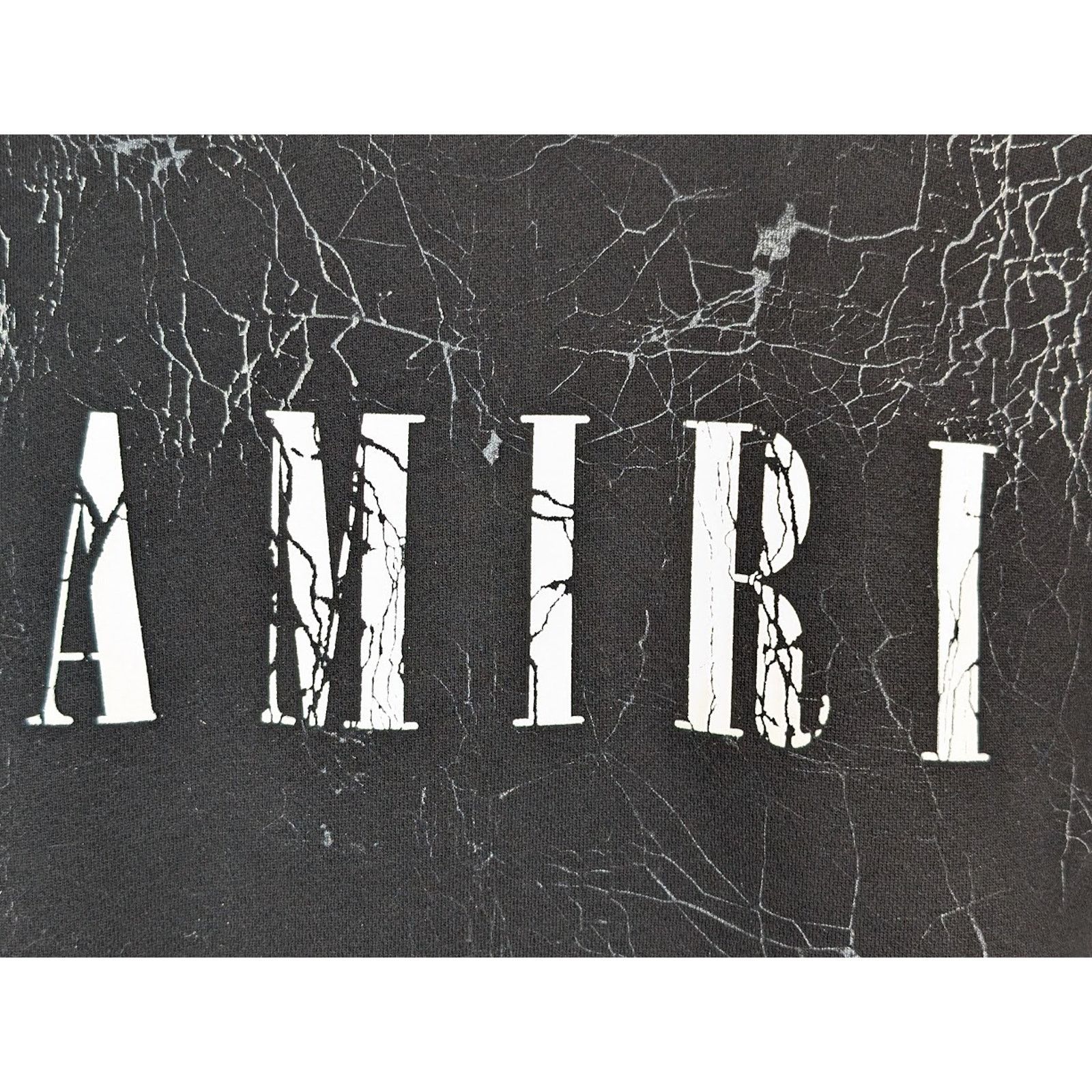 Amiri o1rshd1 Q:3 / Cracked Dye Core Logo Hoodie in Black Size US M / EU 48-50 / 2 - 11 Thumbnail