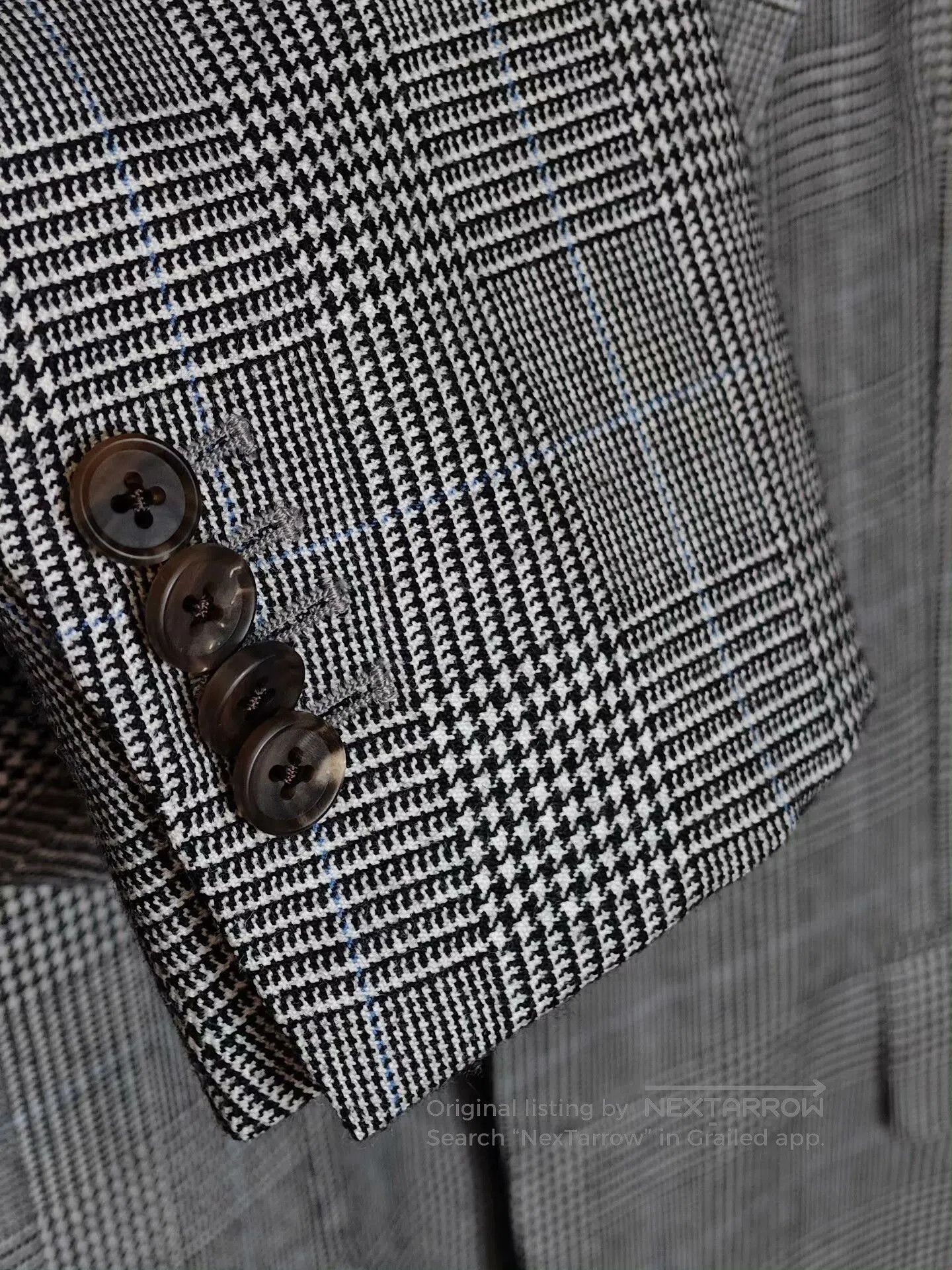 Japanese Brand Custom Tailored Gray Wool Suit. Size US M / EU 48-50 / 2 - 5 Thumbnail