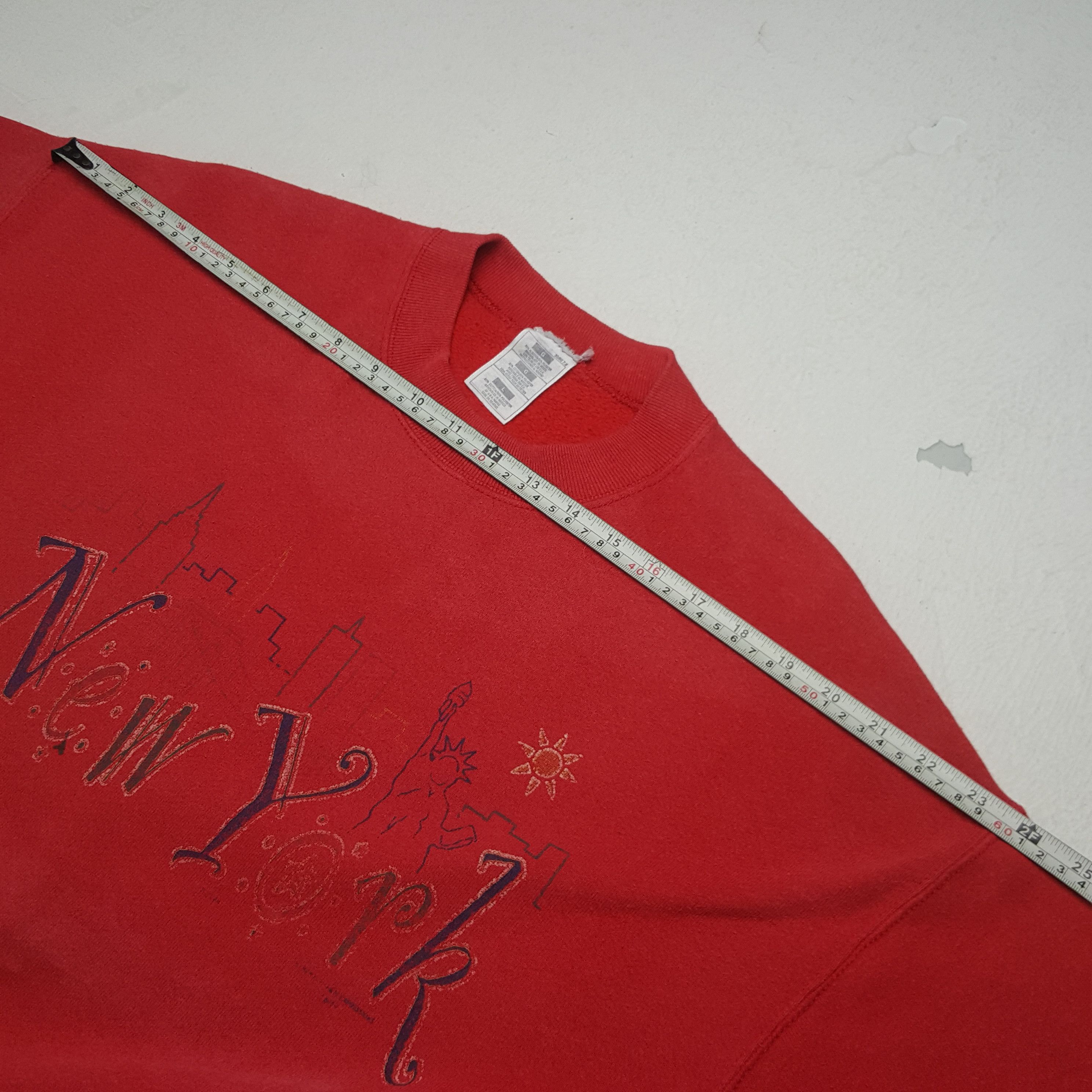 Vintage Vintage New York American State Sweatshirt Size US L / EU 52-54 / 3 - 6 Thumbnail