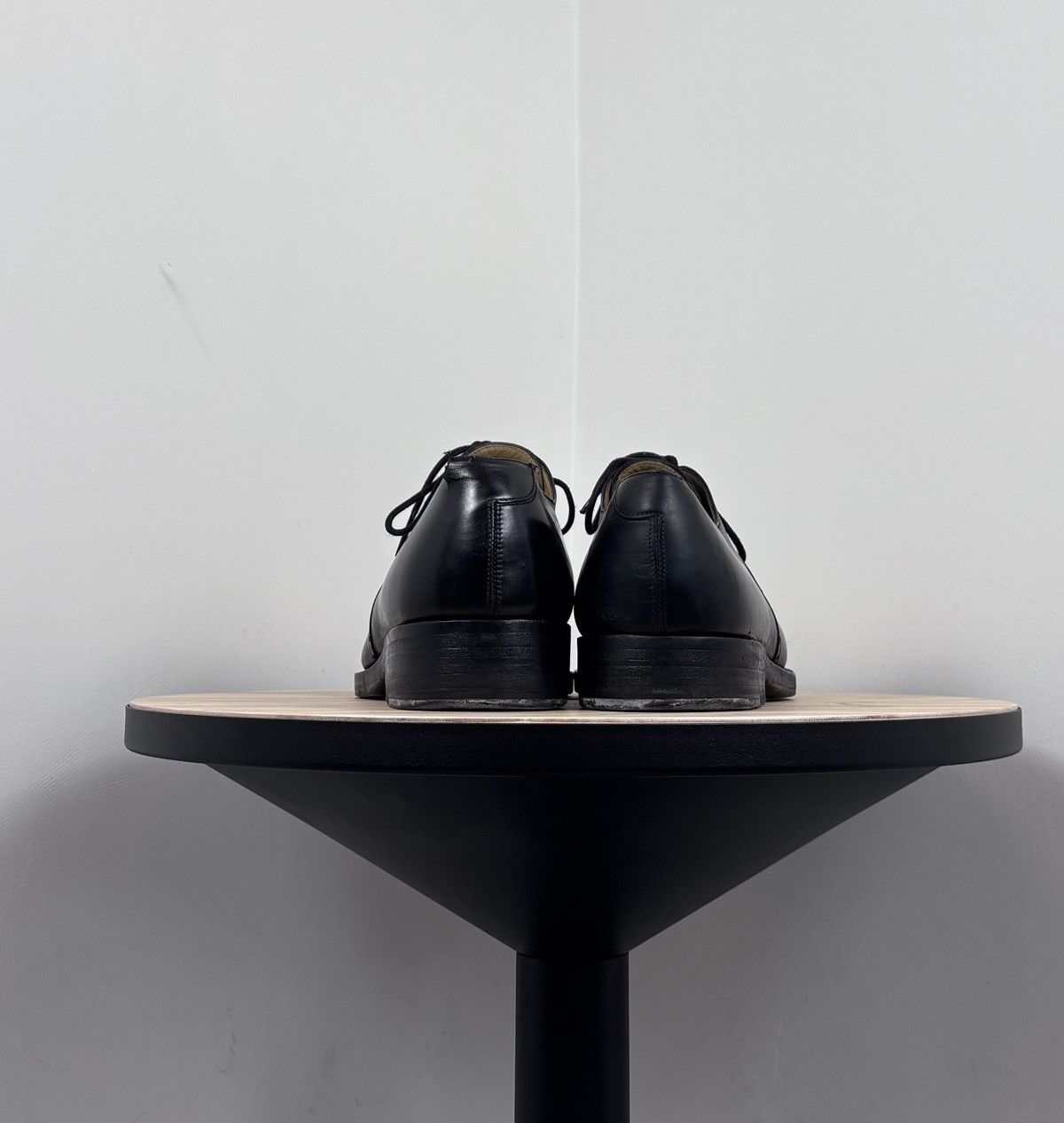 Handmade Regain Handmade Men’s Black Leather Oxford Dress Shoes Size US 9 / EU 42 - 12 Thumbnail
