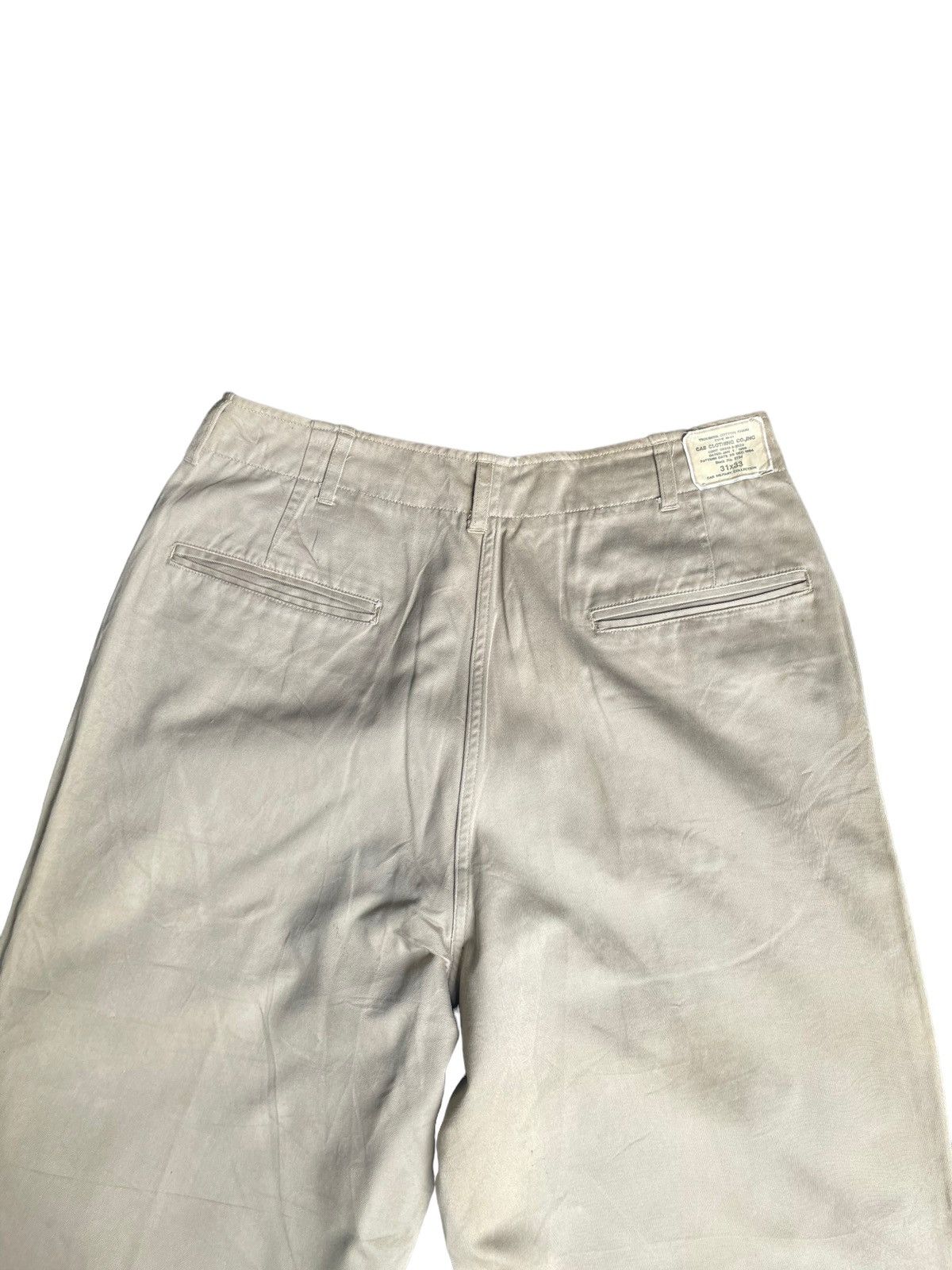 Japanese Brand Vintage Cab Clothing M-41 Military Chino Size US 30 / EU 46 - 10 Thumbnail