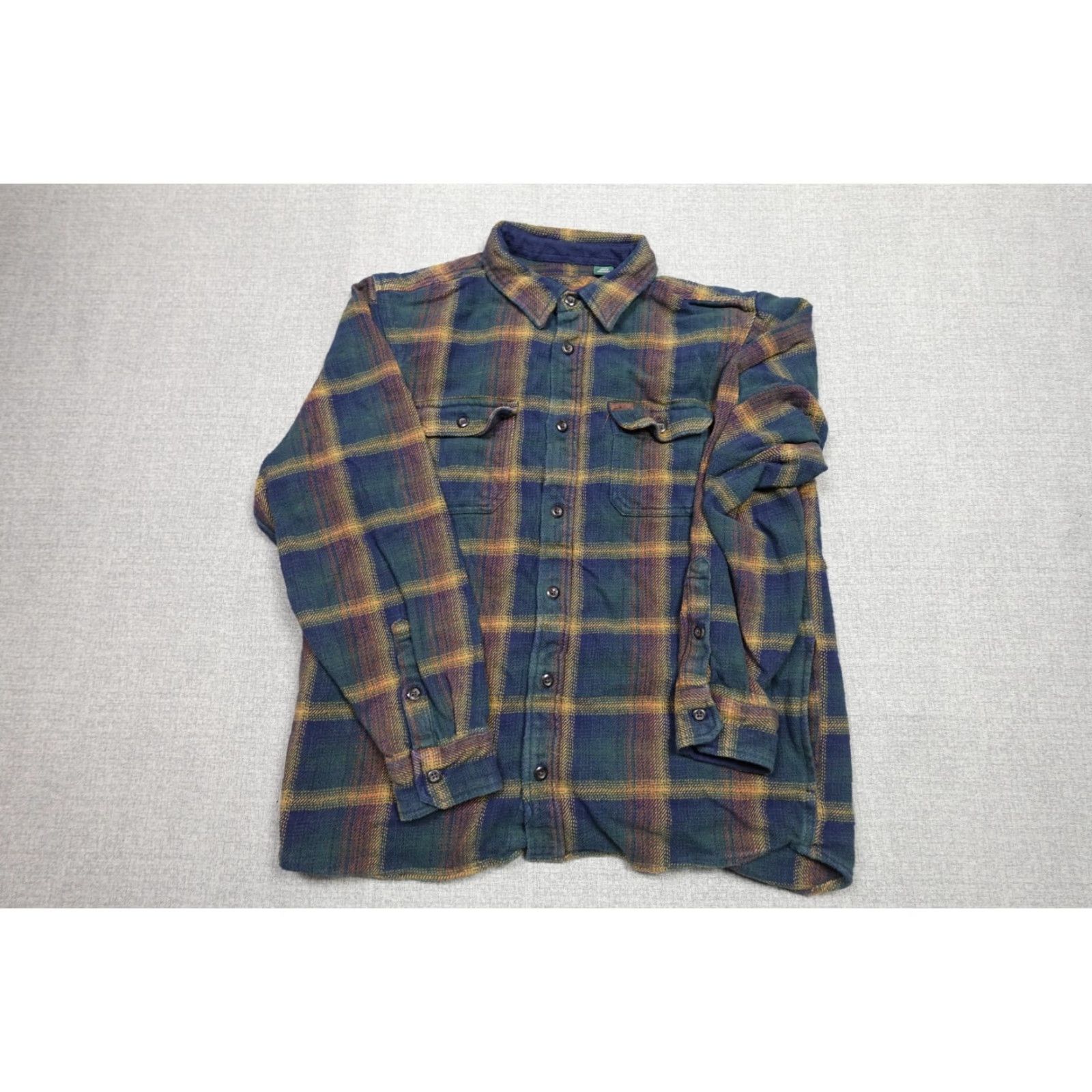 Orvis Orvis Shirt Button-Up Plaid Blue Button-Up Shirt Mens L Flannel Cotton Classic Sportsman Pattern Size US L / EU 52-54 / 3 - 2 Thumbnail