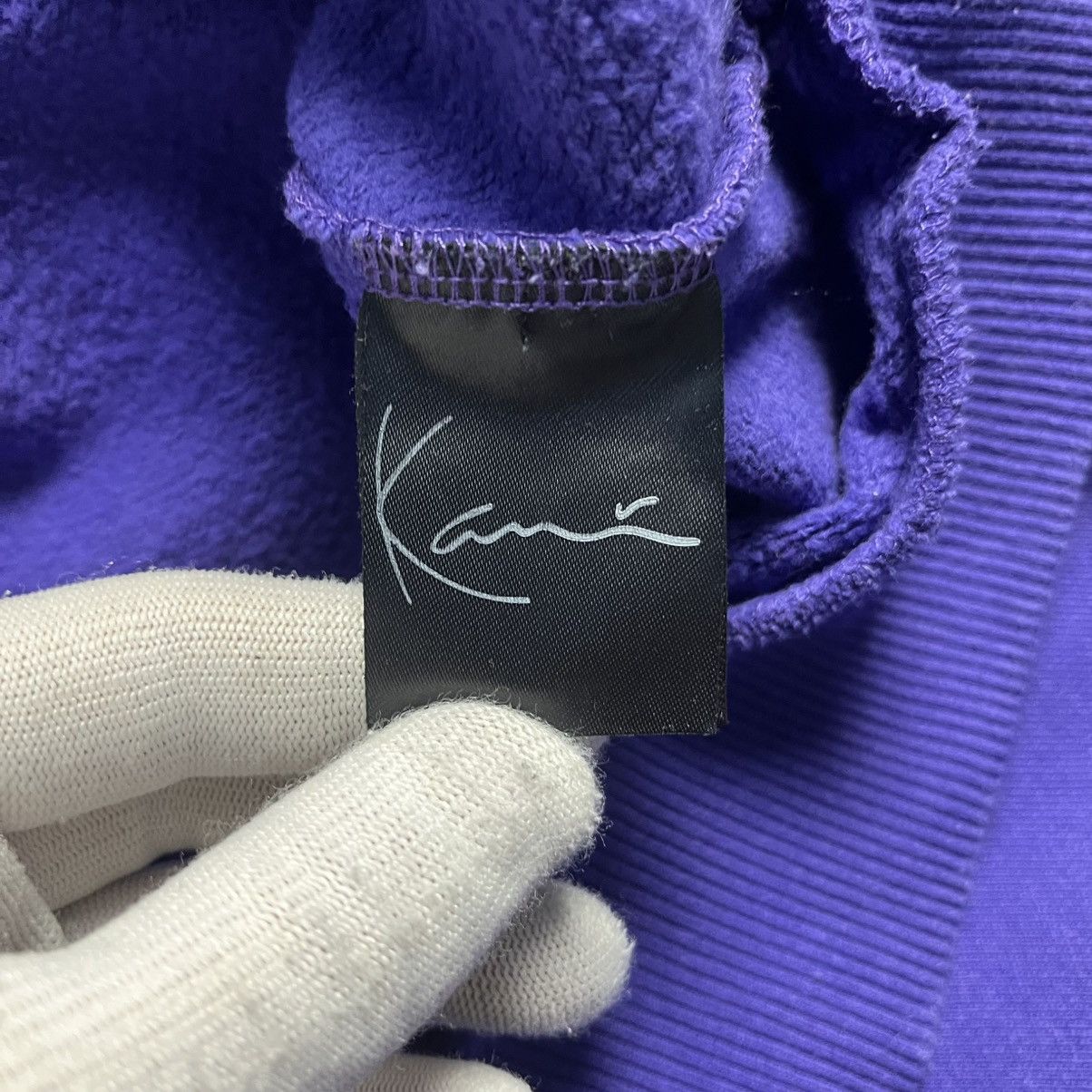 Karl Kani × Vintage Vintage Karl Kani Cropped Hoodie Rap Streetwear Y2K Size S / US 4 / IT 40 - 6 Thumbnail