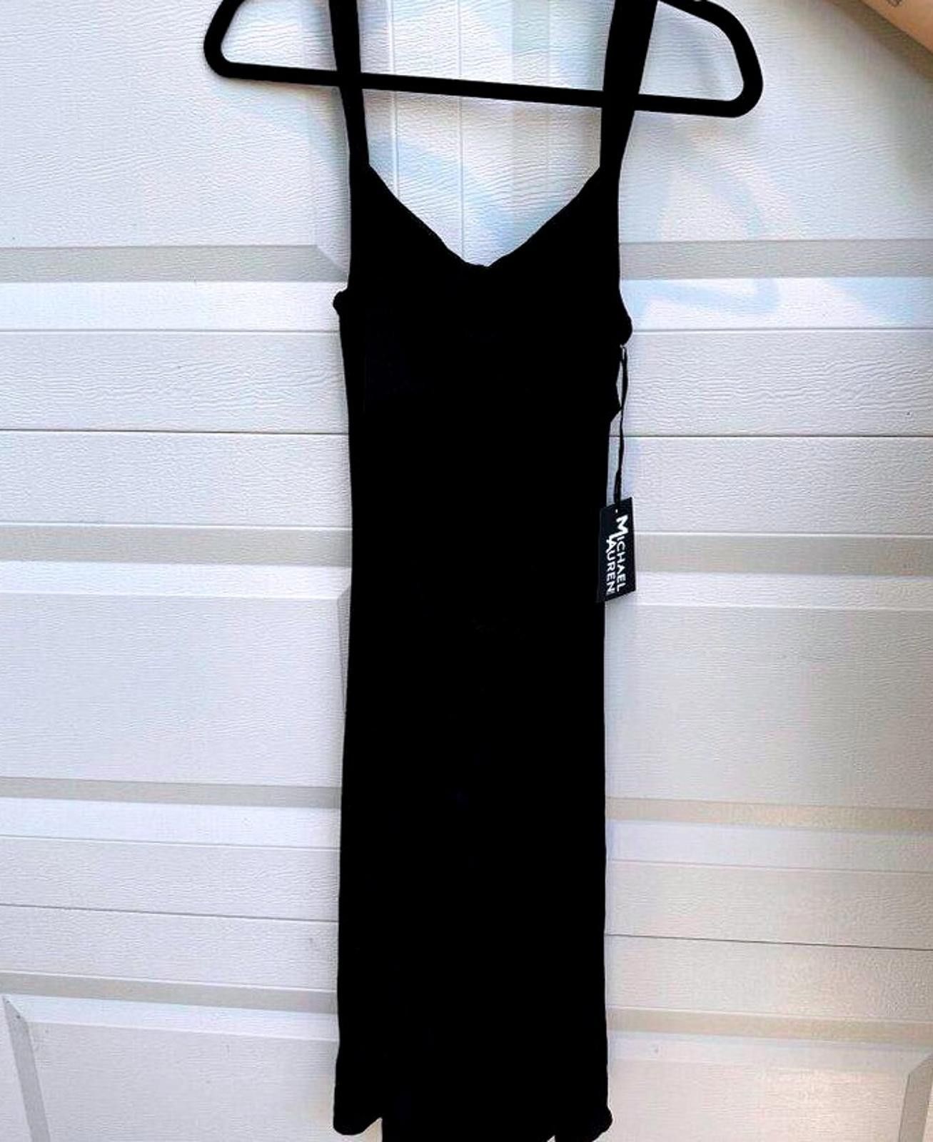 Designer Michael lauren black dress Size L / US 10 / IT 46 - 3 Thumbnail
