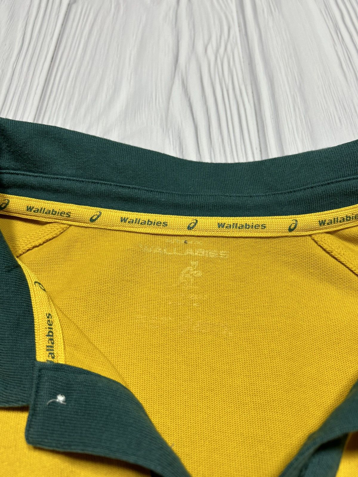 Asics Wallabies Asics Australia Rugby World Cup Japan 2019 Polo Size US XXL / EU 58 / 5 - 7 Thumbnail
