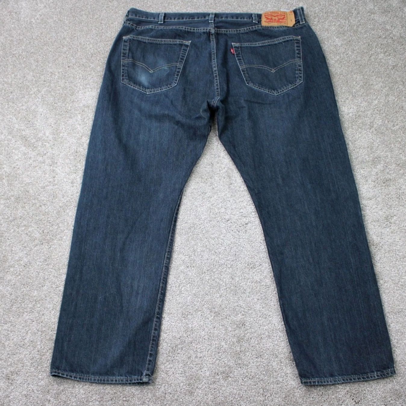 Levi's Levi's 501 Jeans Men 42x30 Blue Button Fly 100% Cotton 5-Pocket Denim Straight Size US 42 / EU 58 - 6 Thumbnail