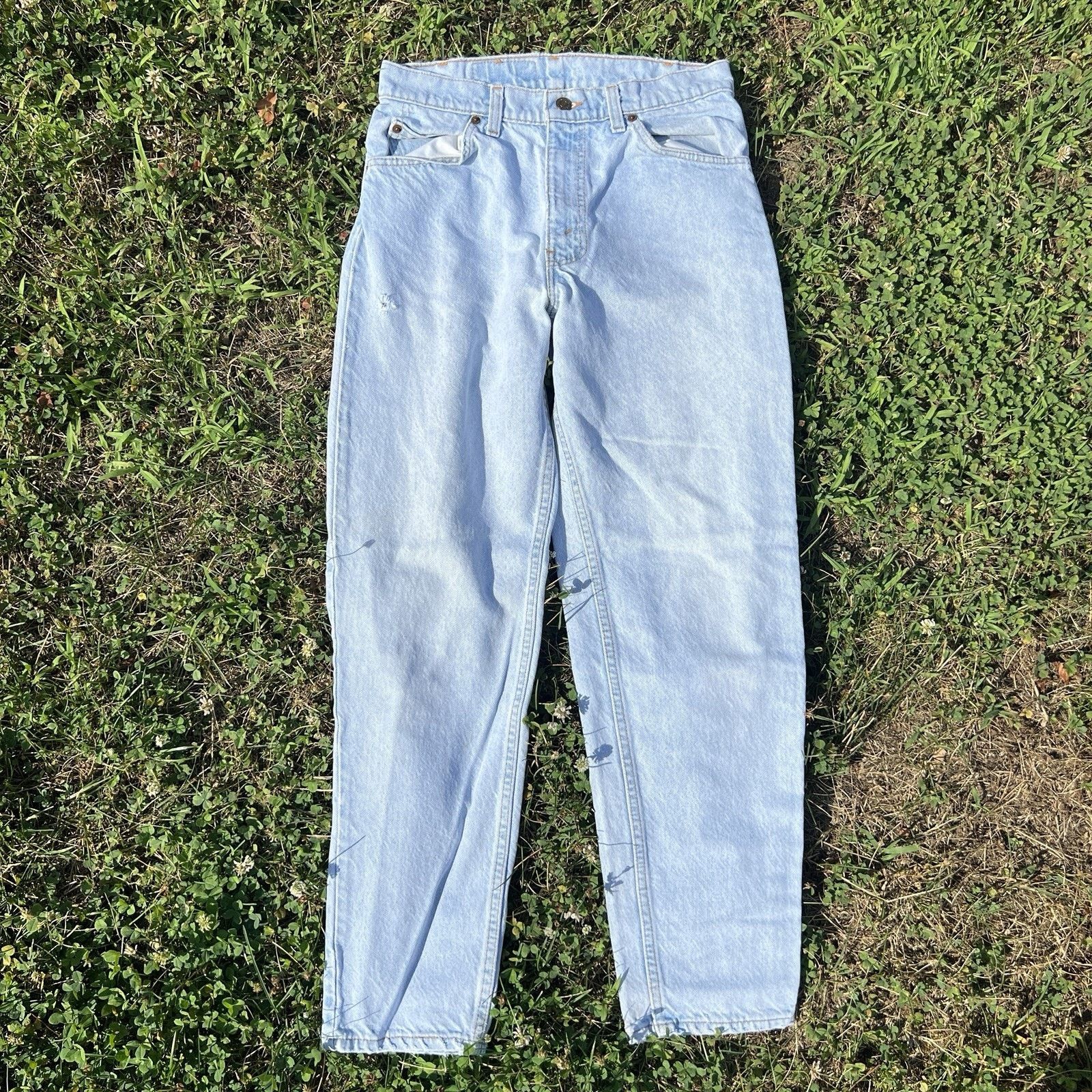 Levi's VTG Levi's 550 31x30 Blue Faded Made in USA Orange Tab 1993 Size US 31 - 1 Thumbnail