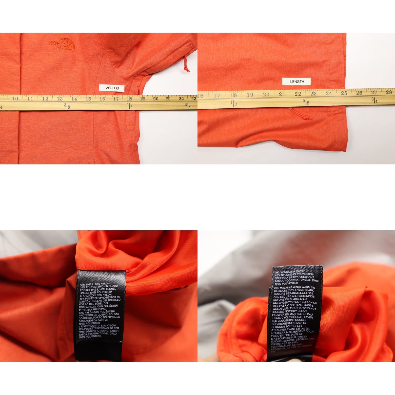 The North Face The North Face Women's Resolve 2 Rain Jacket Coat Orange Dryvent Sz S Size S / US 4 / IT 40 - 8 Thumbnail